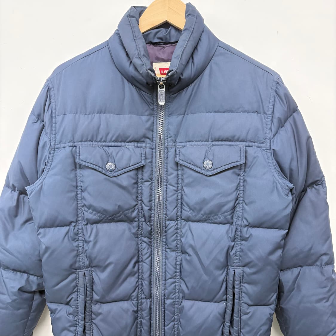 리바이스 네이비 패딩 점퍼 남/S 상품이미지2