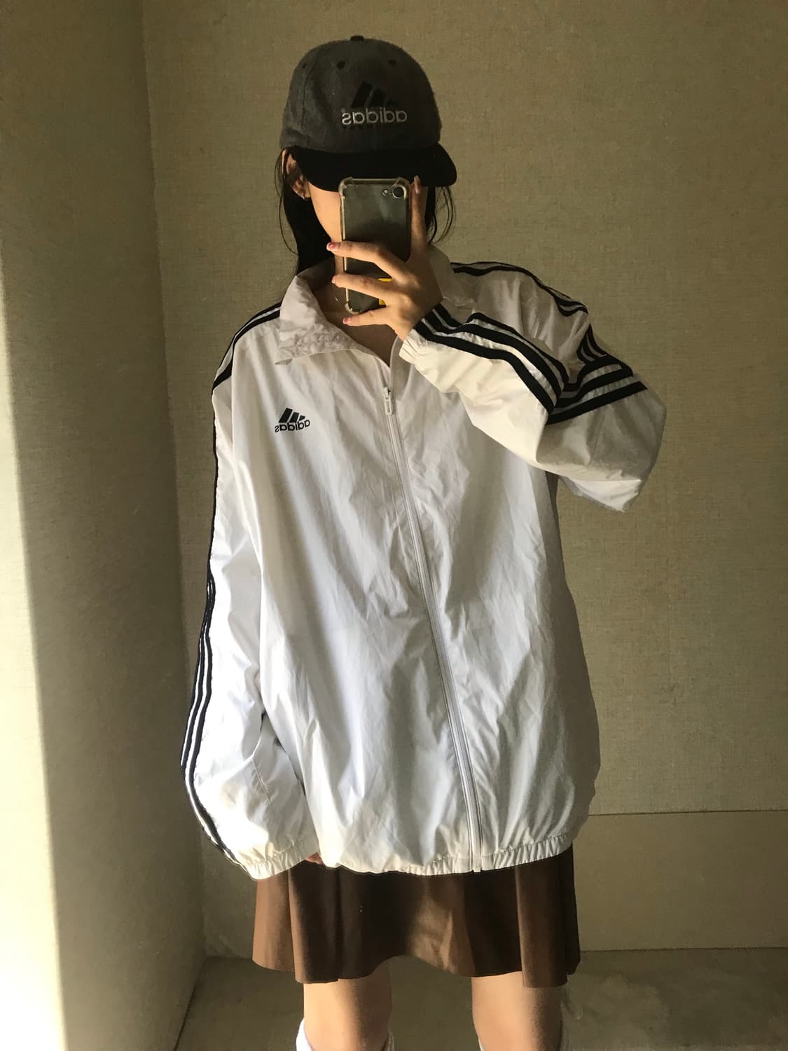 아디다스 흰검 바람막이 상품이미지5