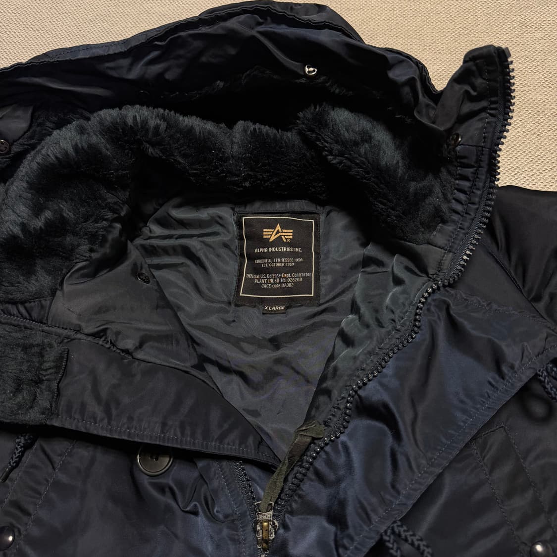 알파인더스트리 N-3B 후드 파카 상품이미지3