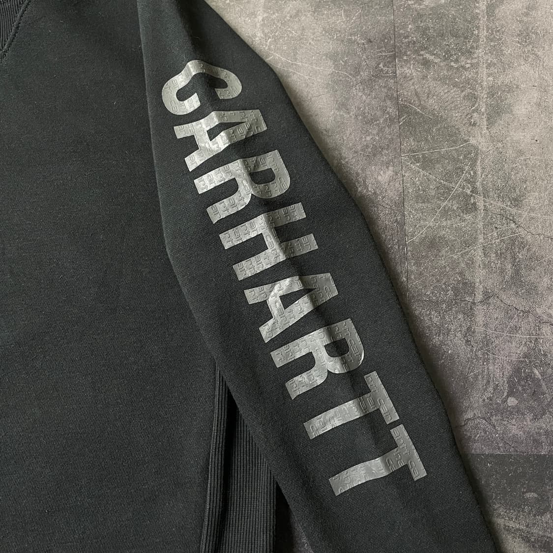 CARHARTT 칼하트 빈티지 블랙 롱 슬리브 스웨트셔츠 A00390 상품이미지4