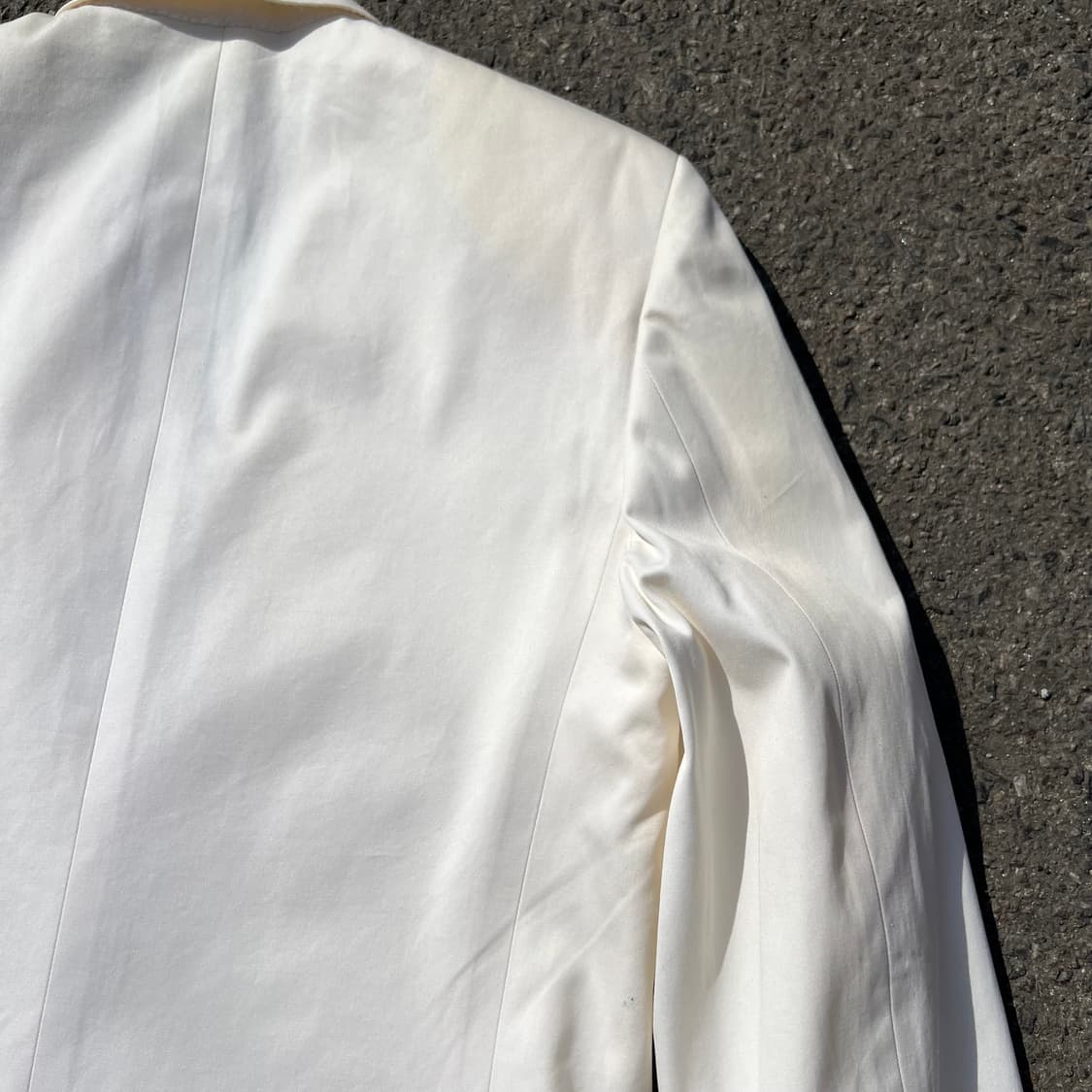 디올옴므 06SS 에디 시절 피크드 라펠 화이트 블레이저 상품이미지7