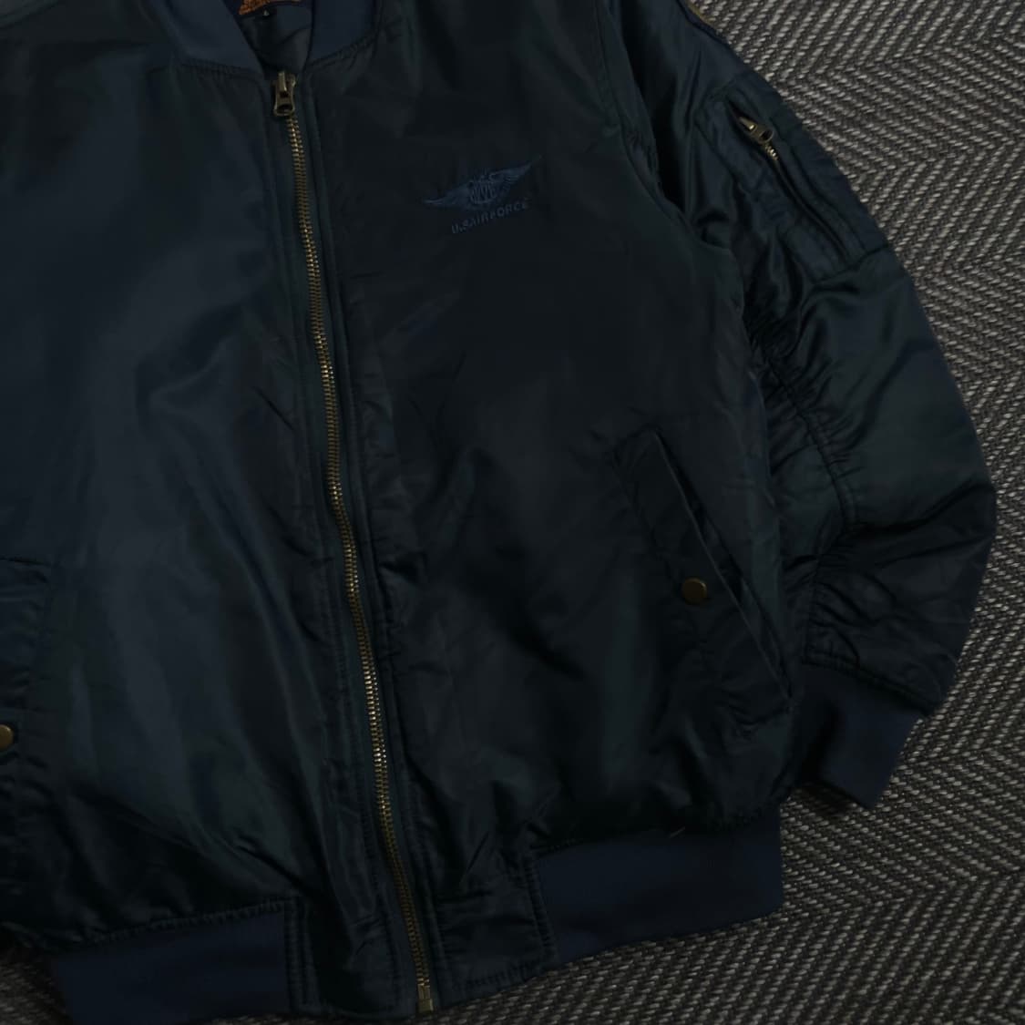 Captain Wevic USA 빈티지 ma-1 항공 점퍼자켓o 3955 상품이미지3