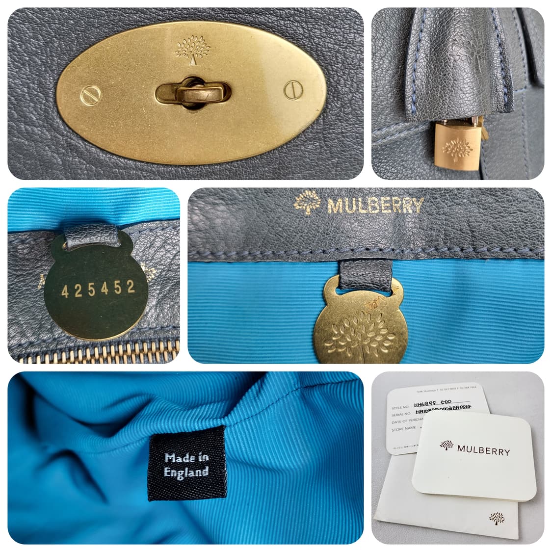 정품 멀버리 베이스워터 클래식 카키그레이 상품이미지9