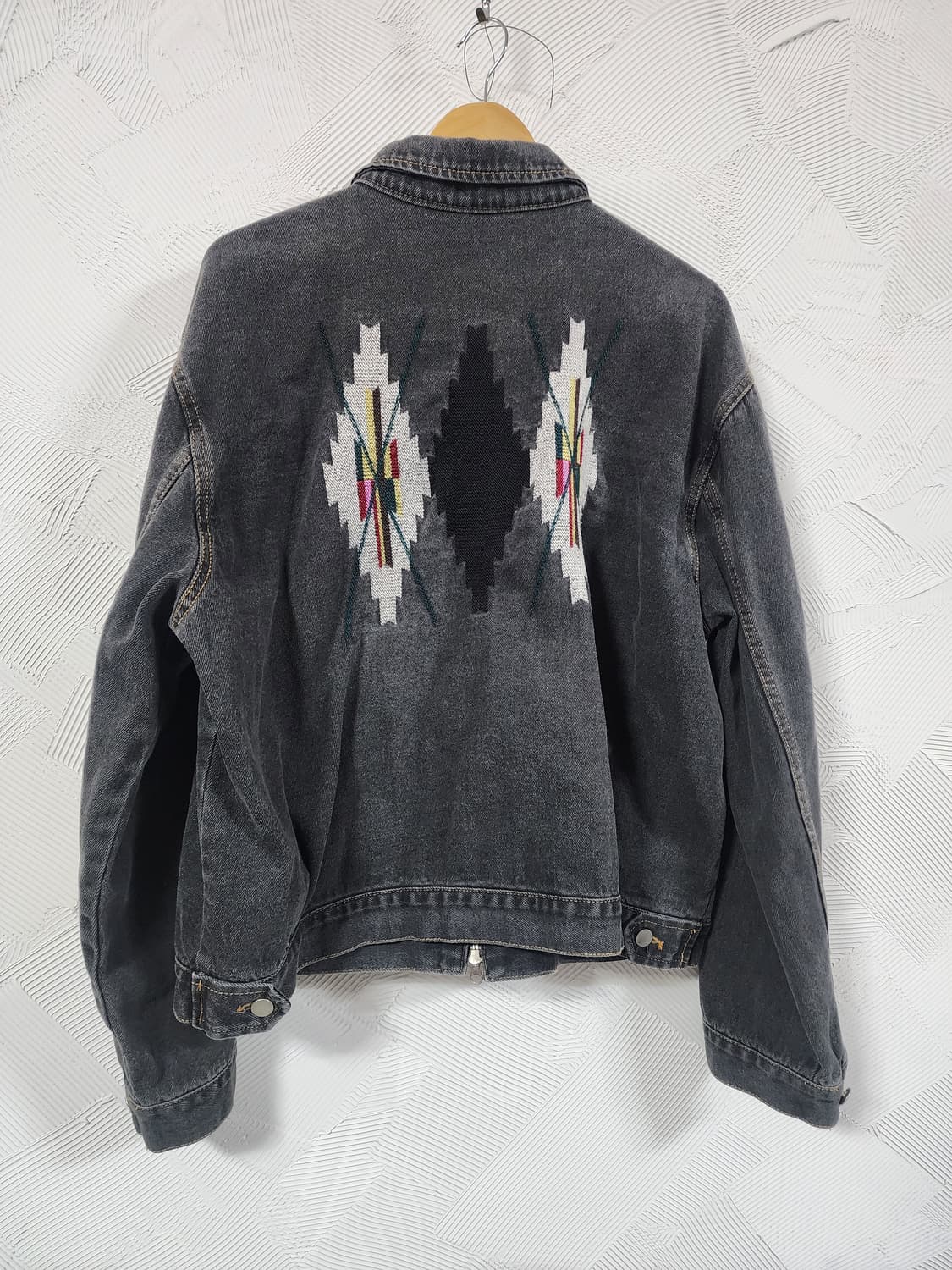 Meantime 블랙 데님 후크 자켓 4사이즈 상품이미지2