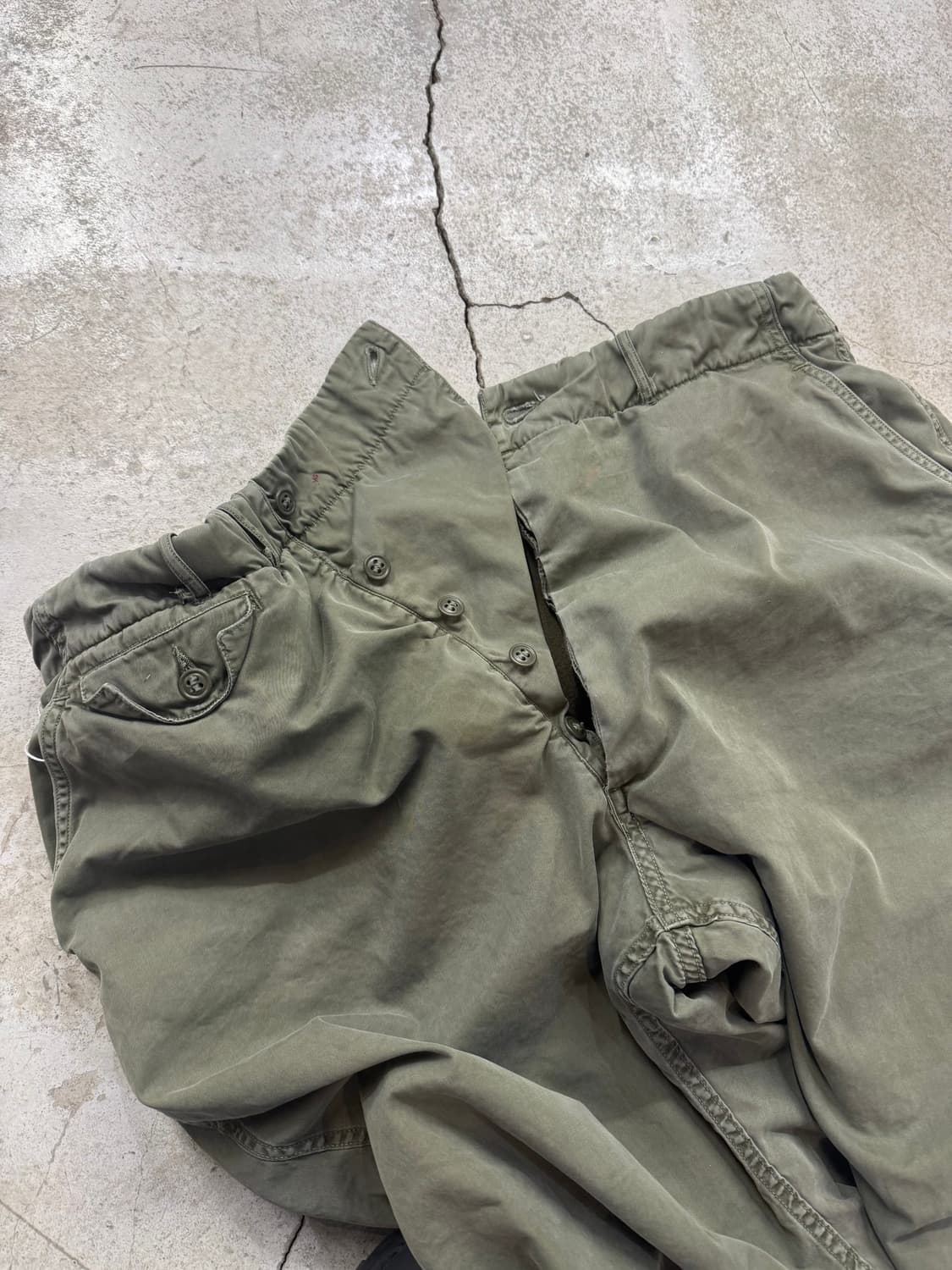 50s~60s WL-1 미 해군 항공대 플라이트 방한 덱팬츠 상품이미지5