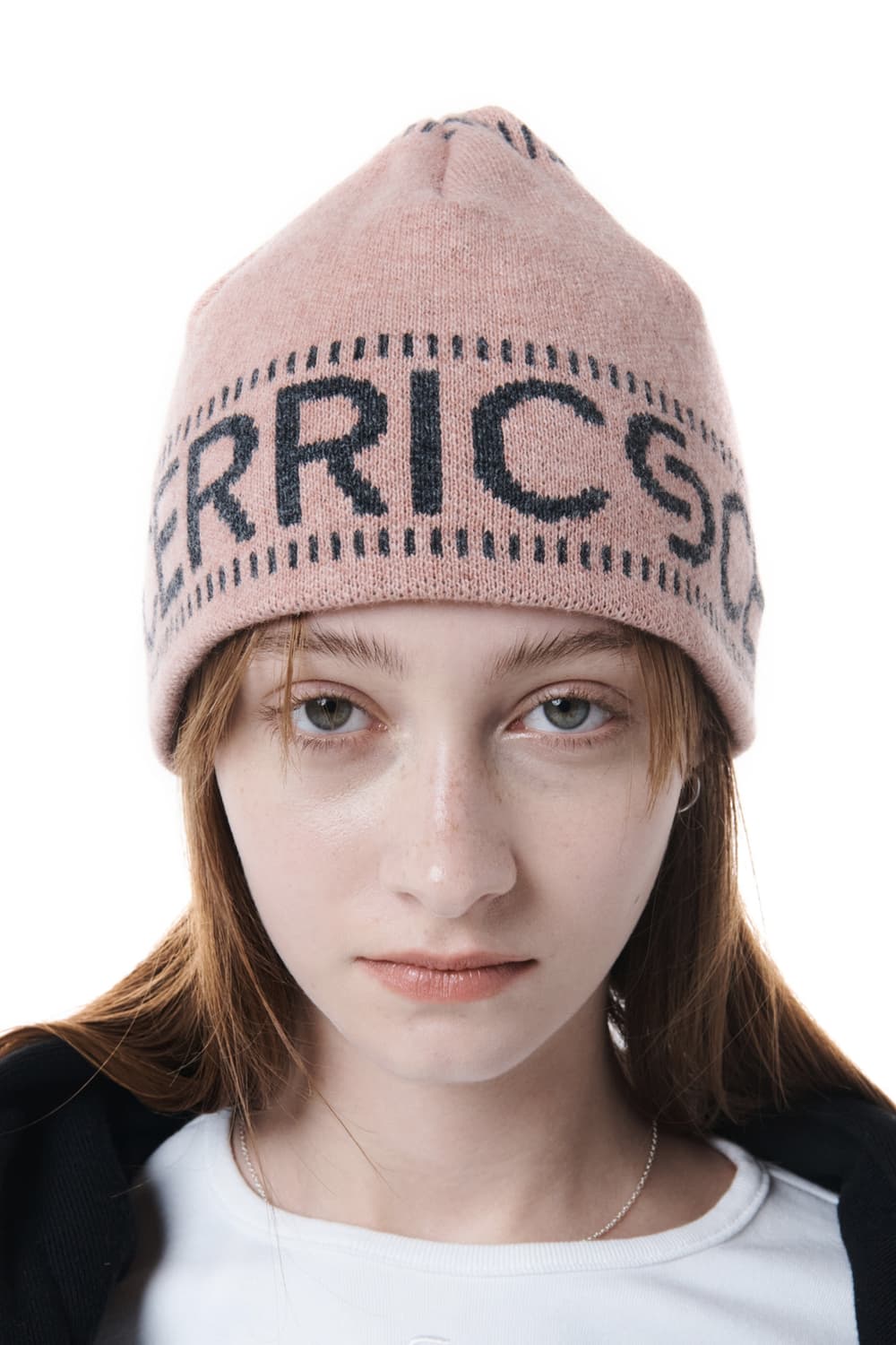세릭 JACQUARD SHORT BEANIE 핑크 상품이미지3