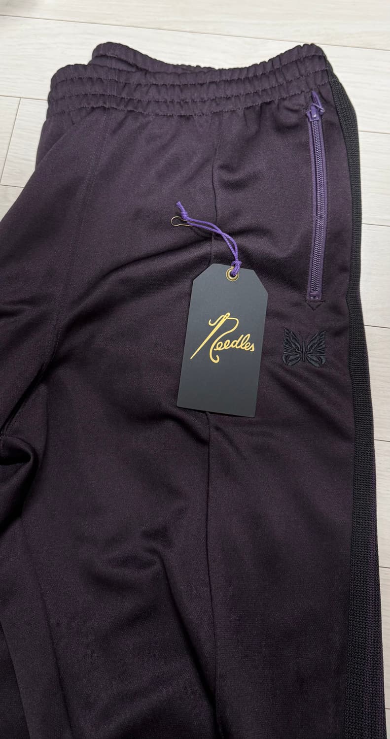 니들스 트랙팬츠 스트레이트핏 다크 퍼플 L사이즈(2회 착용) 상품이미지1