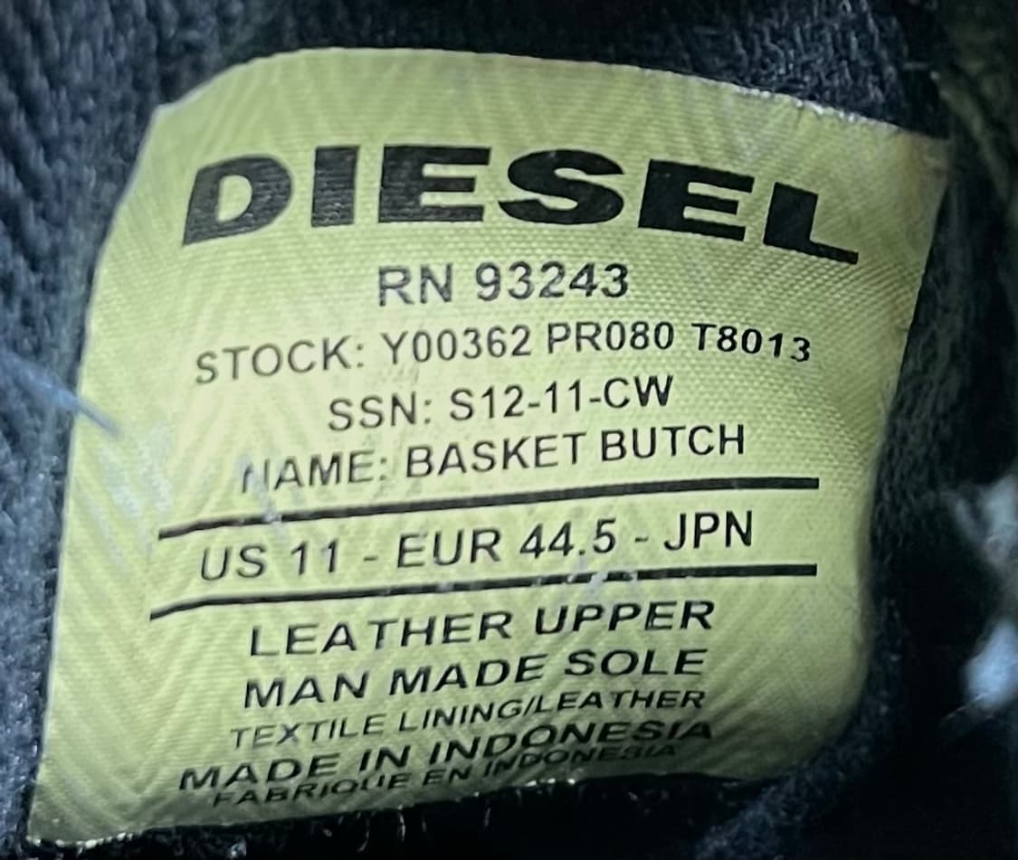 [us11] diesel 디젤 레더부츠 -280-285 상품이미지9