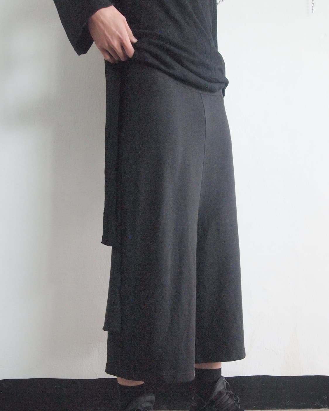 ez 아방가르드 아티저널 드레이프 레이어드 사루엘팬츠 카프리팬츠 상품이미지3