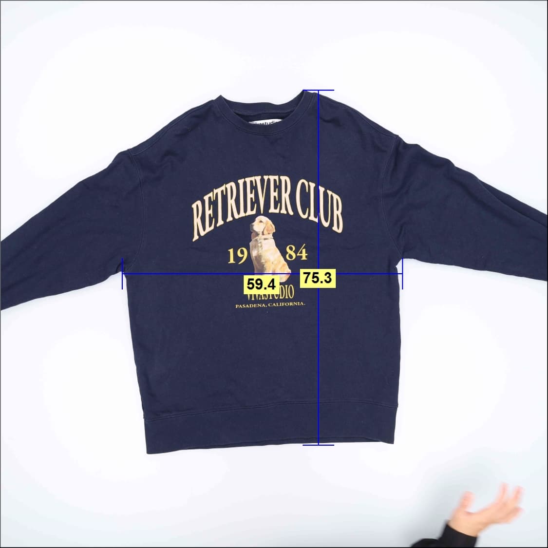 XL 비바스튜디오 리트머스 맨투맨 0423H1 상품이미지5