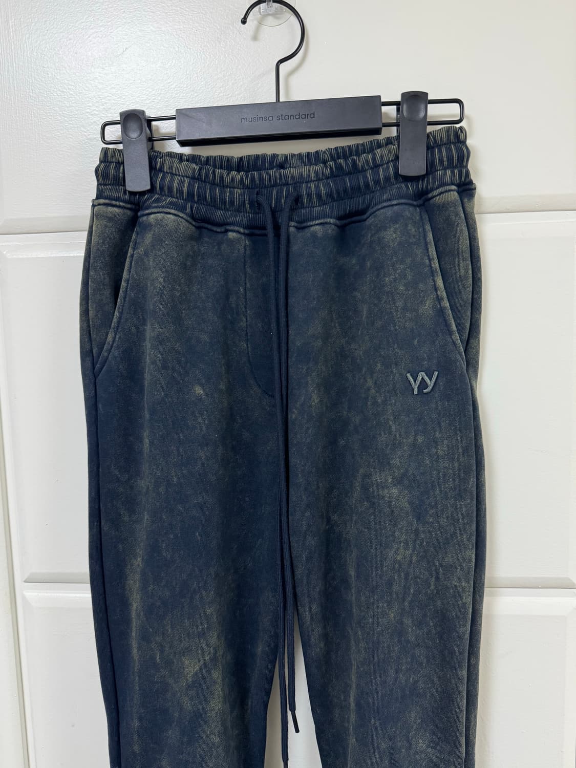 오픈와이와이 저지 셔링 팬츠 네이비 1사이즈 상품이미지4