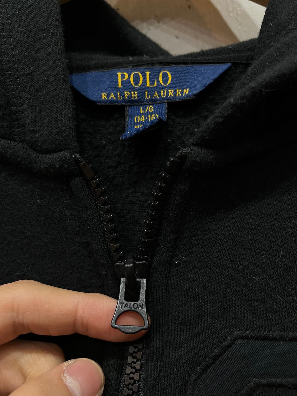 폴로랄프로렌 1967 후드집업 블랙 우먼즈 상품이미지3