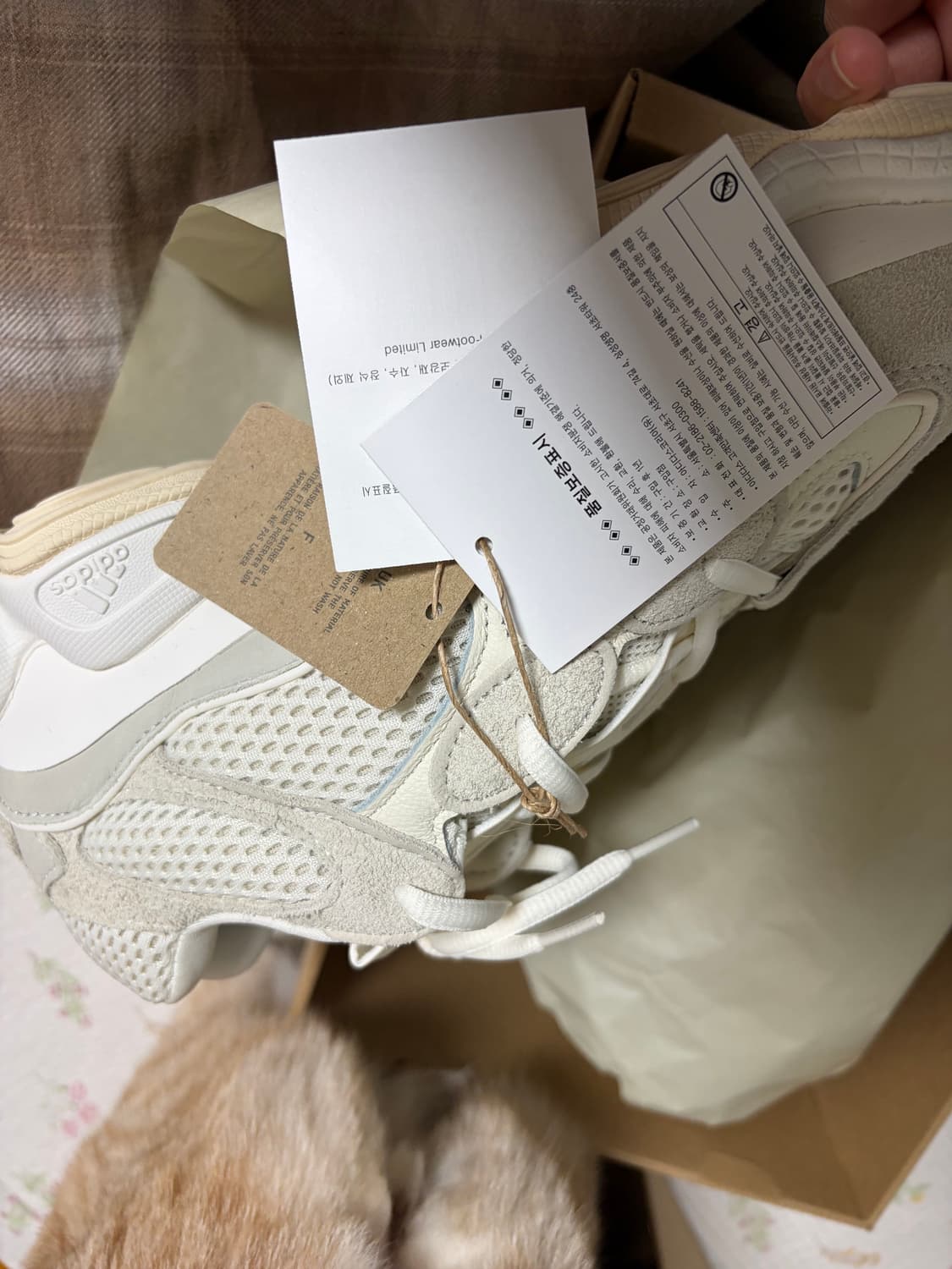 아디다스 이지부스트 500 본화이트 새상품 260 상품이미지1