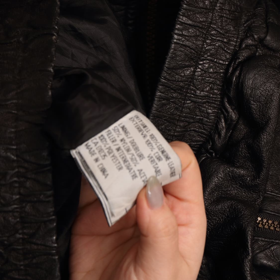 90's 빈티지 소가죽 레더 봄버 자켓 A1672 상품이미지4