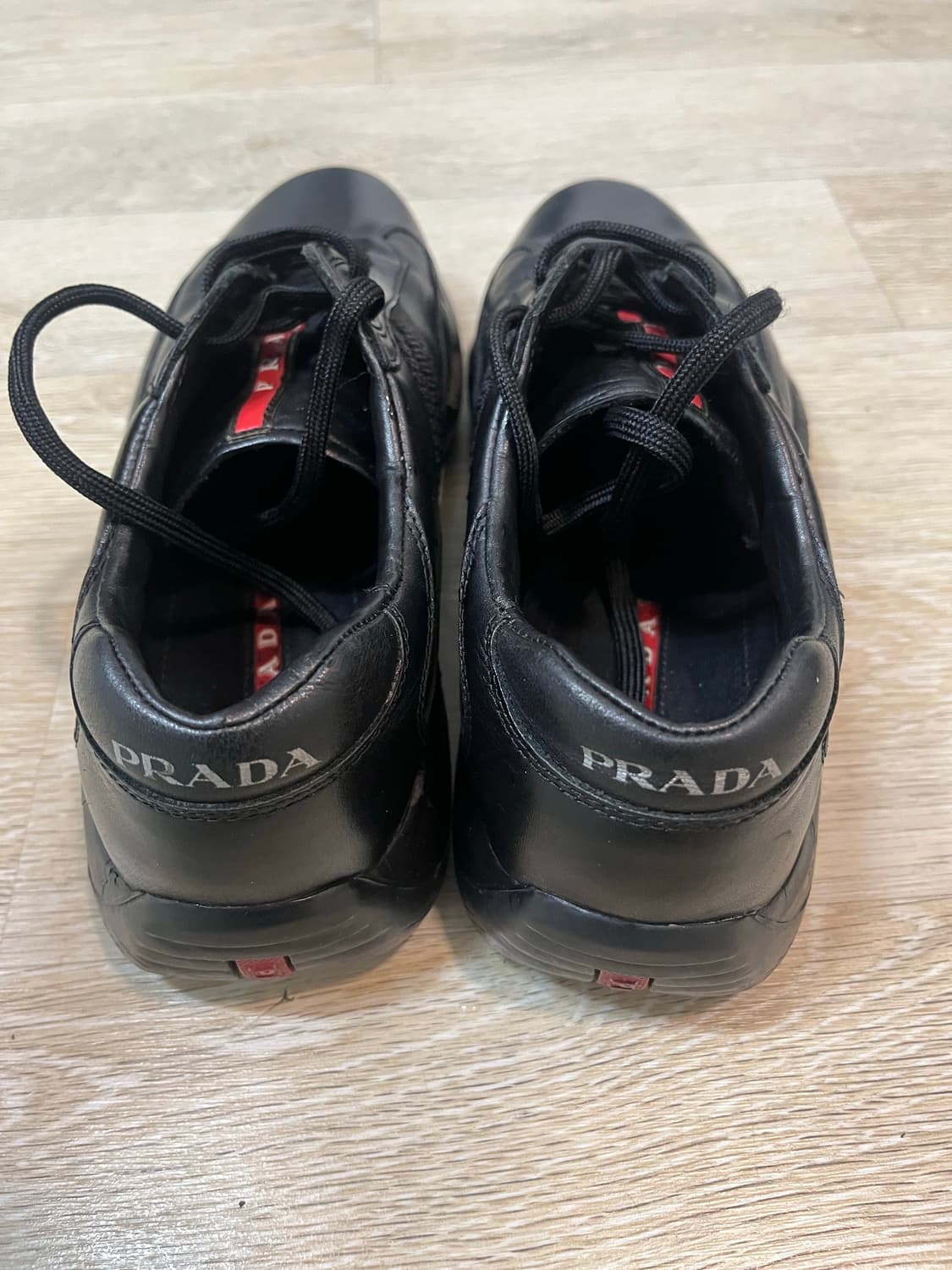 프라다 스포츠 아메리카 컵 트리플 블랙 레더7 상품이미지4