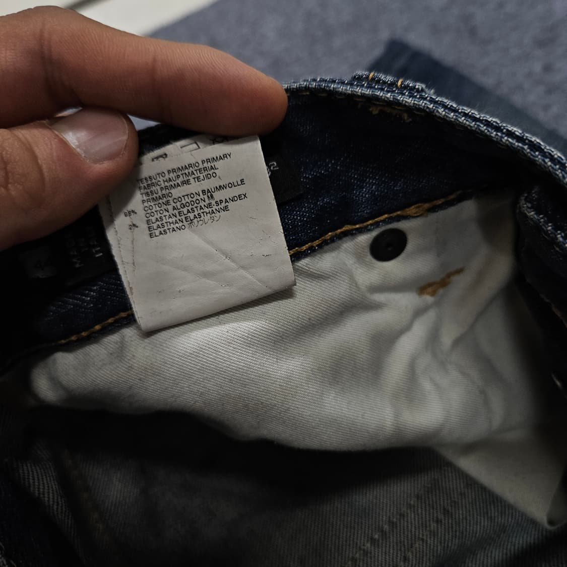 디스퀘어드2 데미지 페인팅 데님 팬츠 급처 상품이미지7