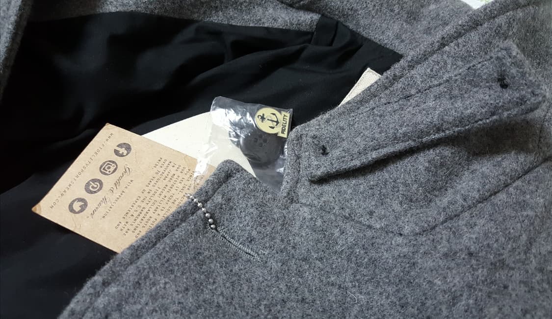 [Fidelity] 피델리티 싱글 체스터 코트 S 상품이미지4