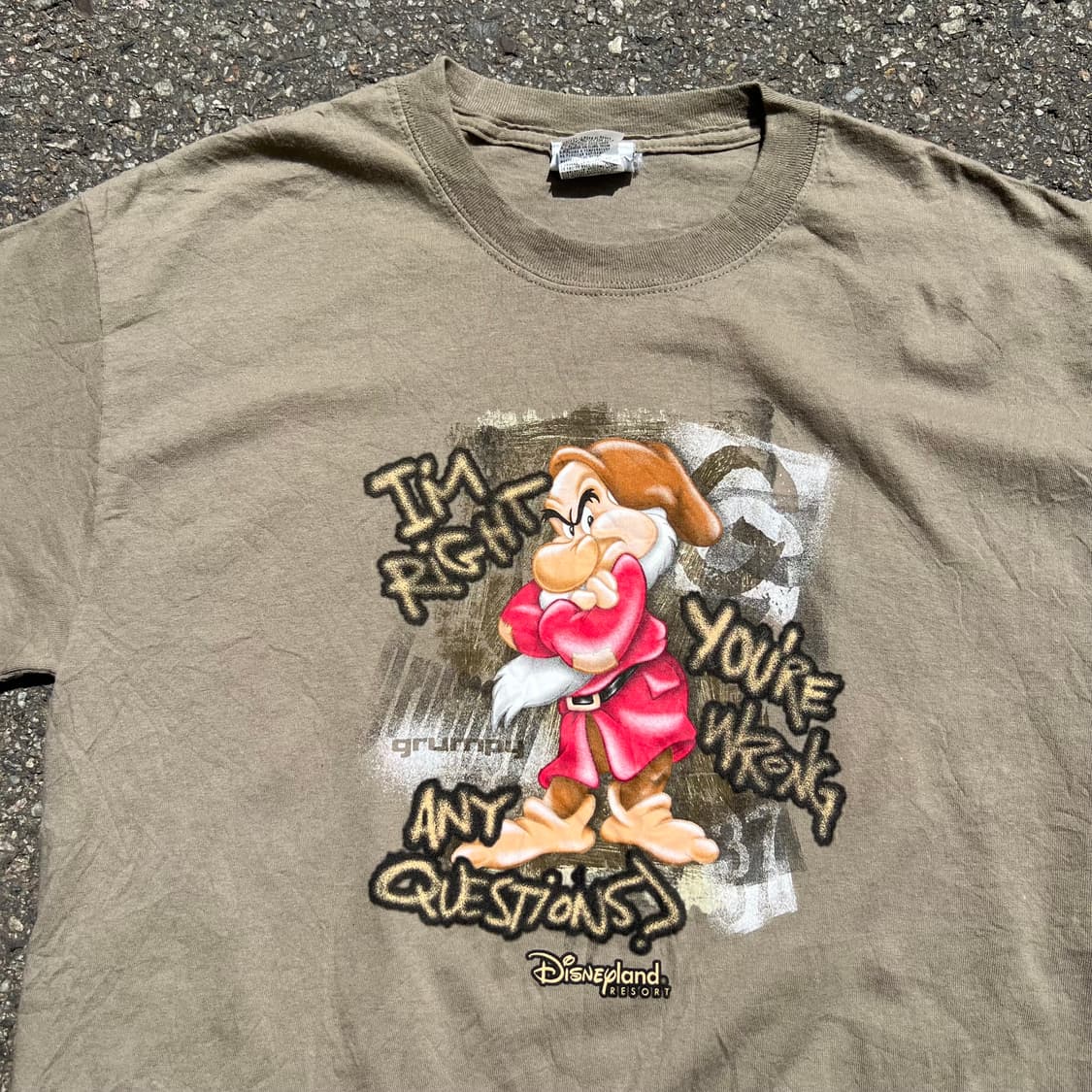 00‘s 디즈니 백설공주 심술이 티셔츠 상품이미지2
