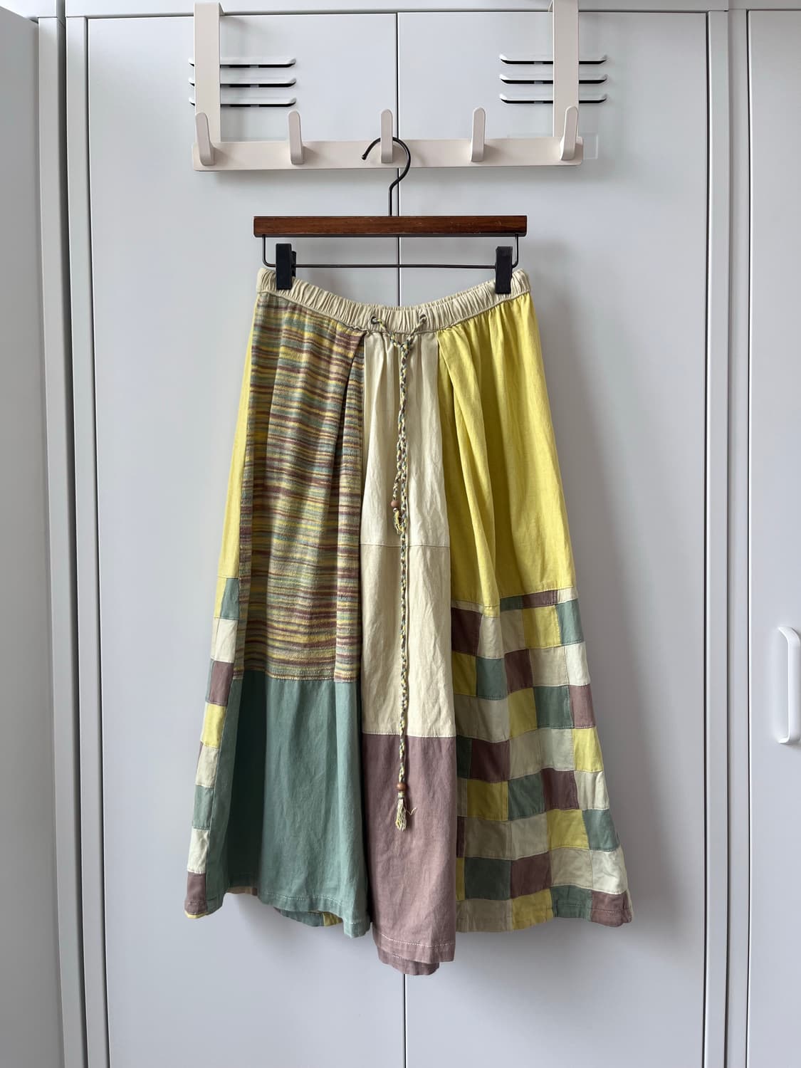 Vintage 하구미 리얼 패치워크 스커트 상품이미지4