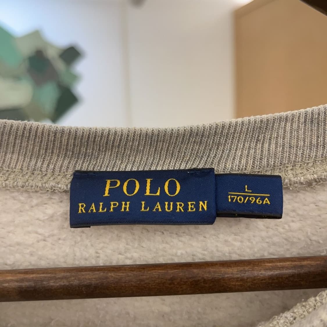 폴로 랄프로렌 그런지 디스트로이드 빅로고 맨투맨 L C08002 상품이미지5