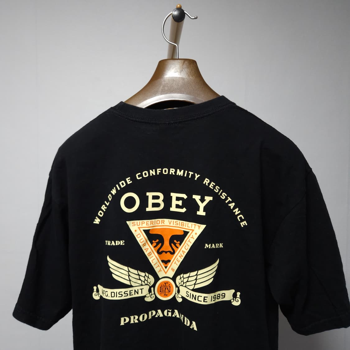 M ) OBEY 오베이 블랙 반팔 티셔츠 상품이미지6