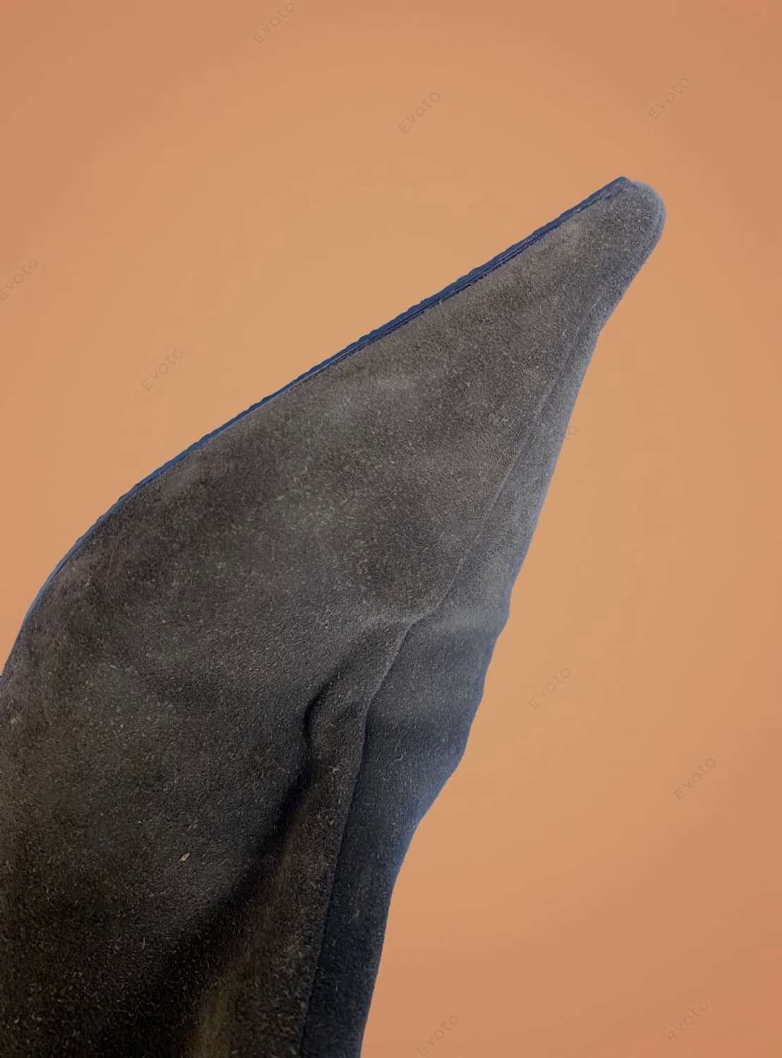 [정품/37.5] 펜디(FENDI) 사선 커팅 키튼힐 부츠 상품이미지2