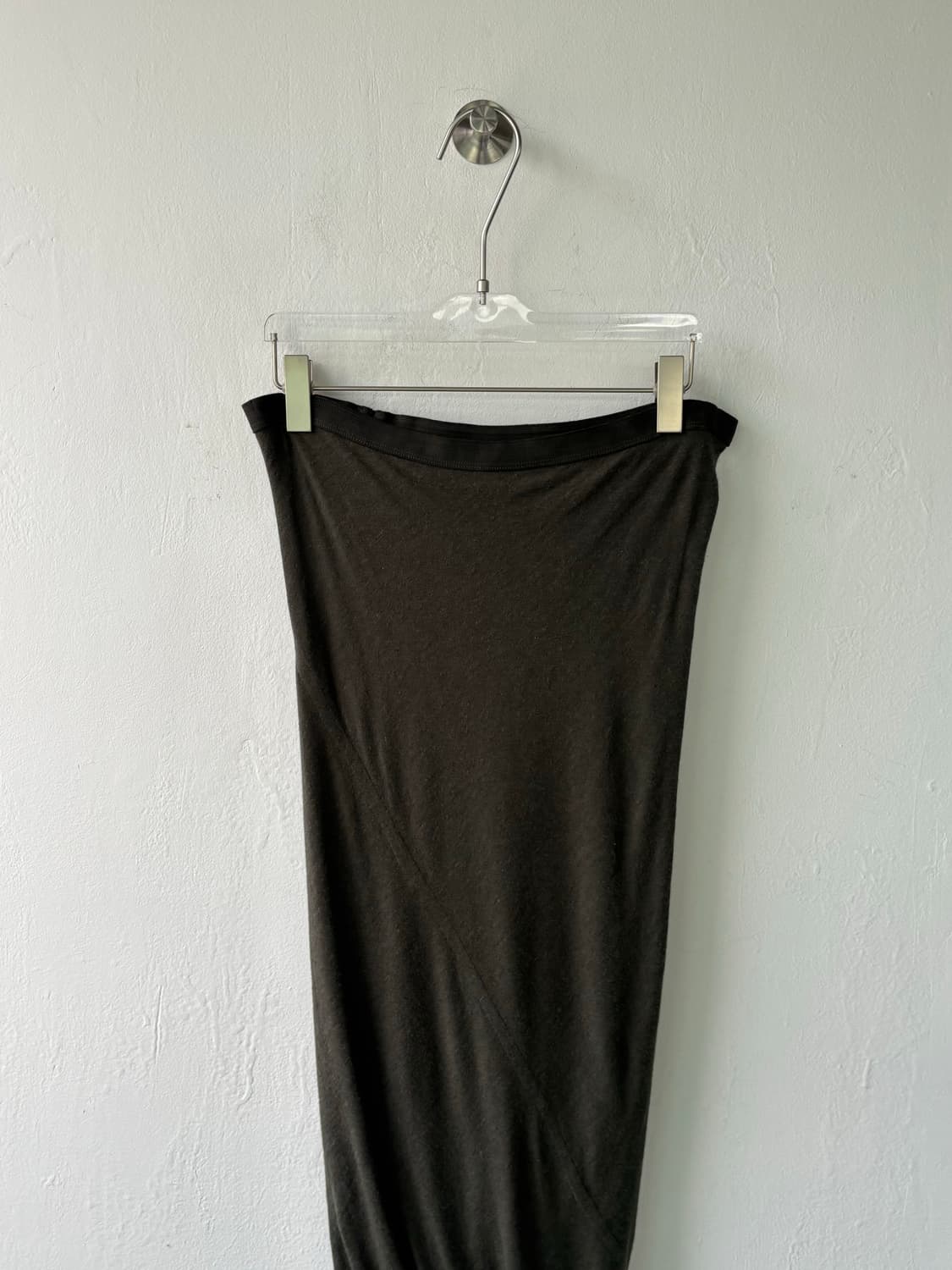 릭오웬스 00s 드레이프 스커트 카키 브라운  상품이미지3