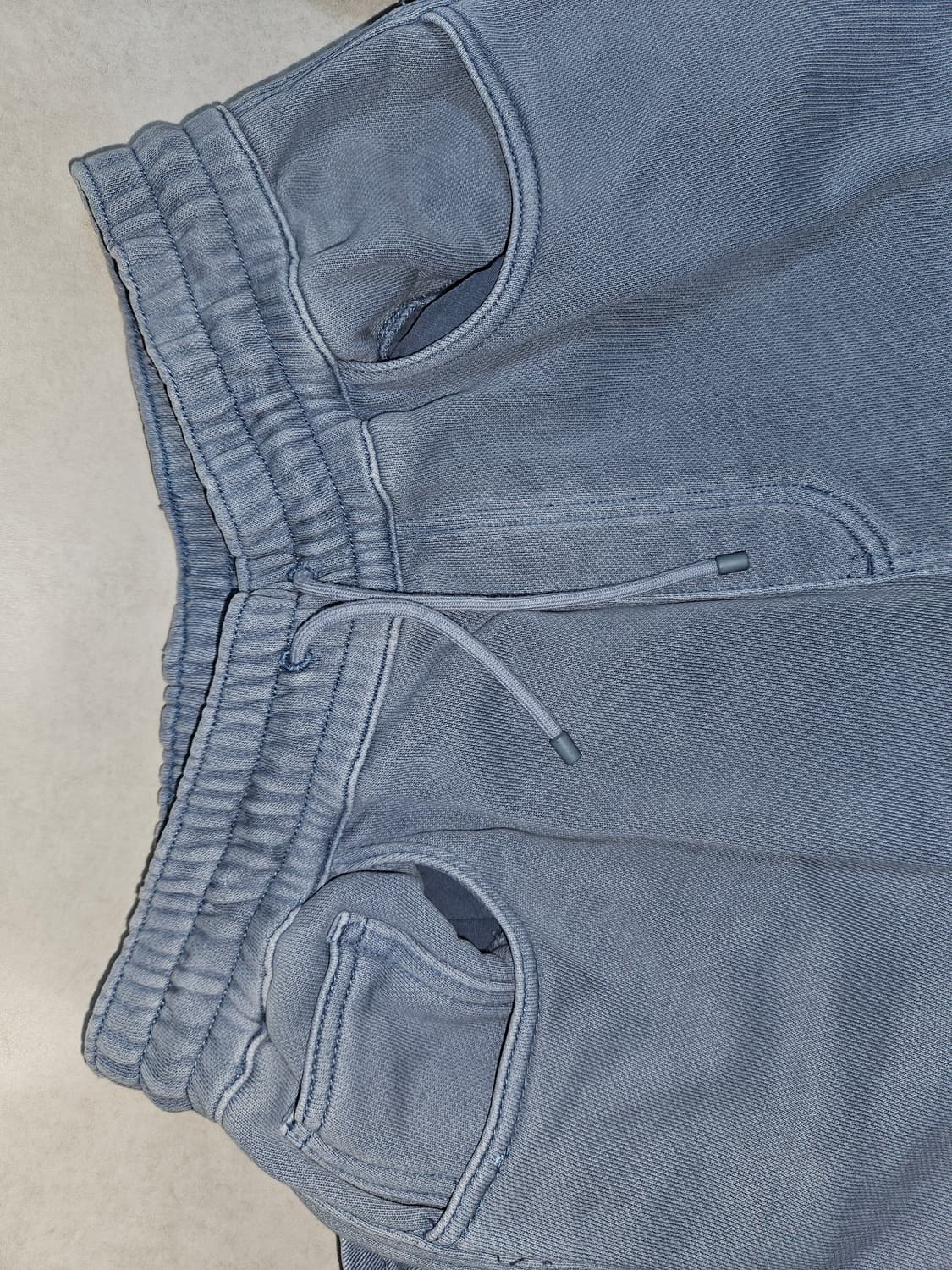 아모멘토 드로우 스트링 데님팬츠 블루  상품이미지5