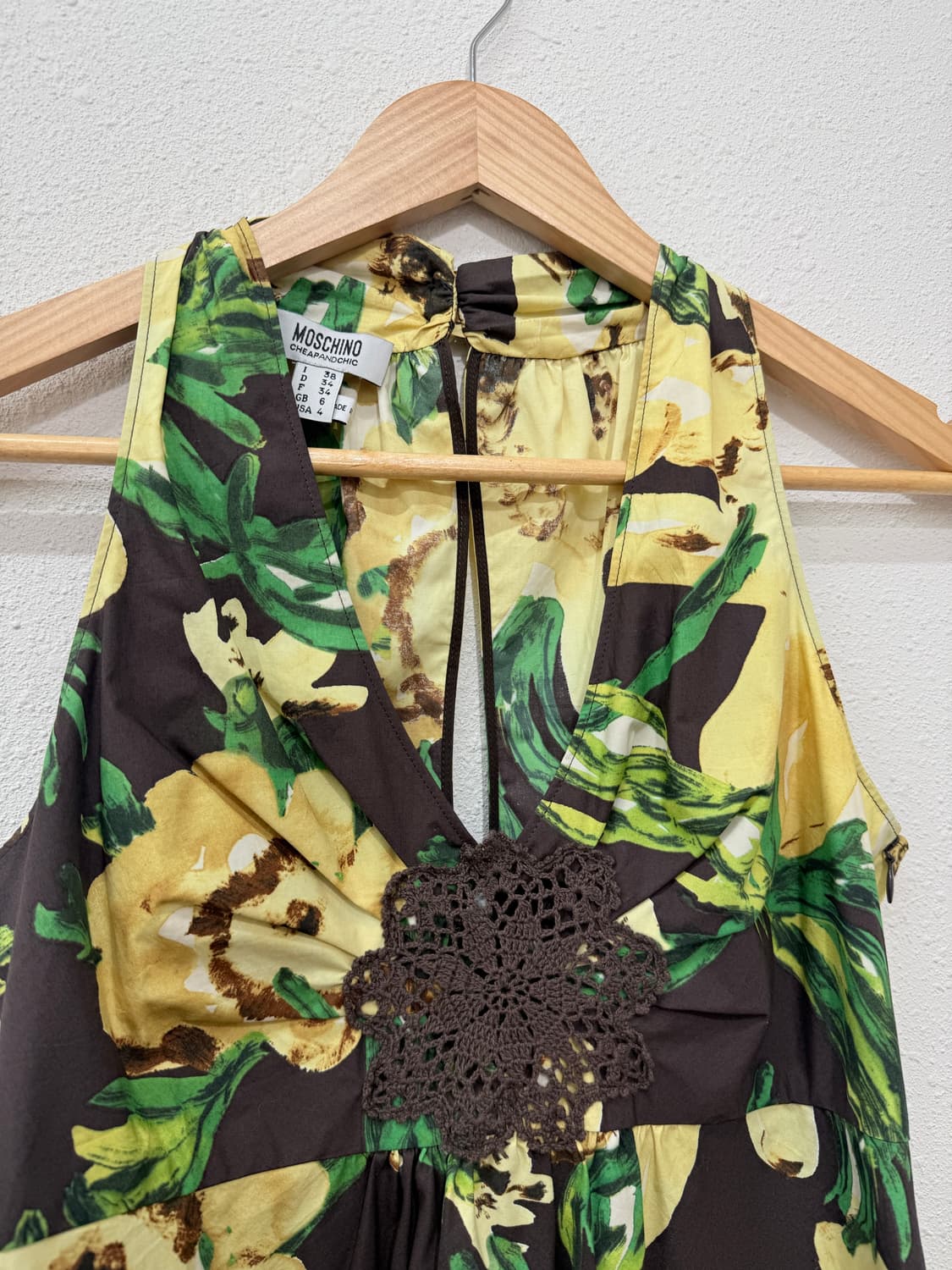빈티지 Moschino 하와이 레이스 슬리브리스 상품이미지3