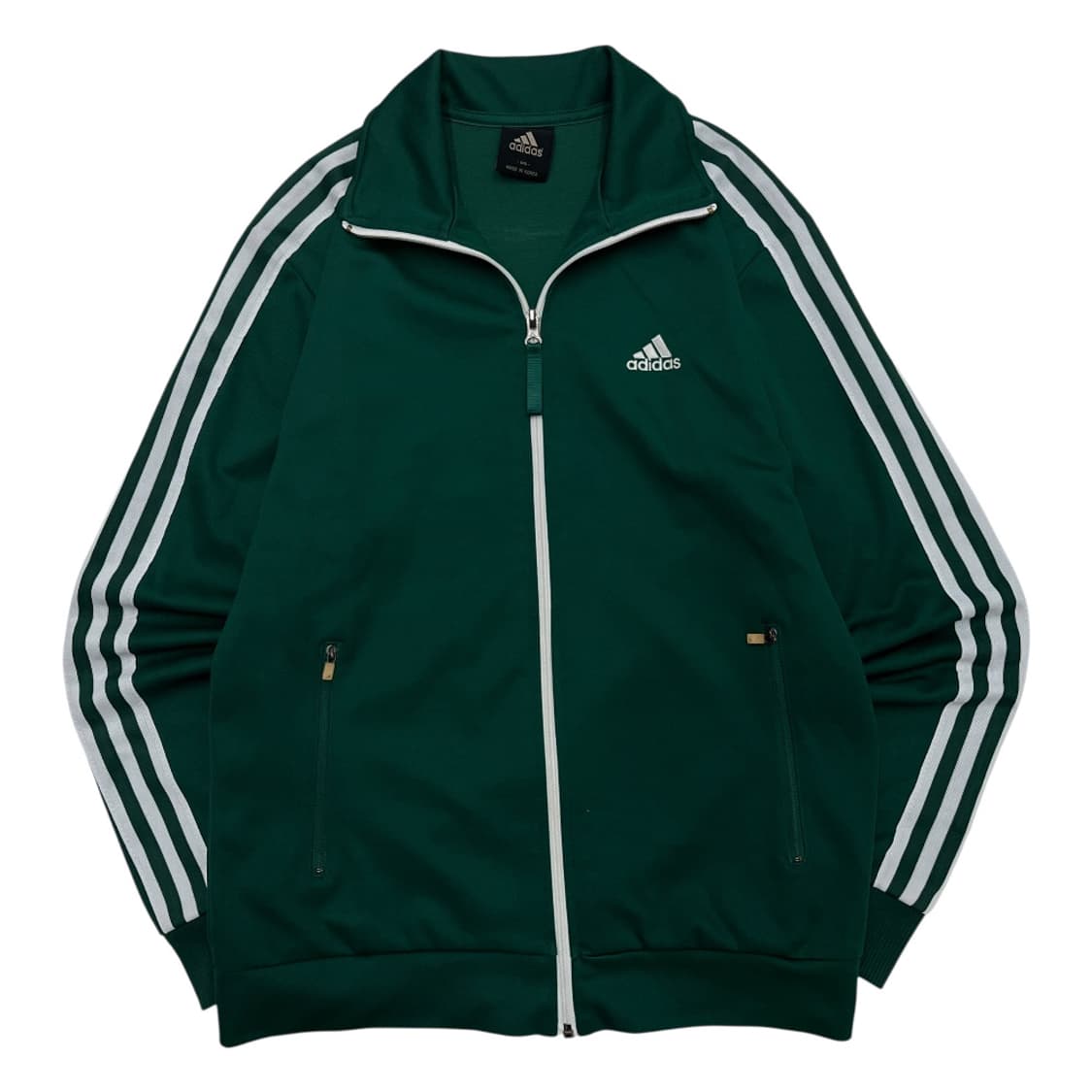 아디다스 에센셜 화이트라인 그린 트랙탑 95 상품이미지3