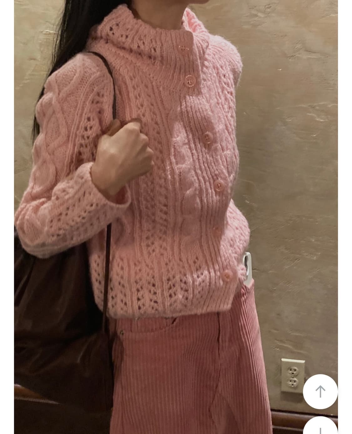 메이비베이비 디어리스트 넵튠 가디건 핑크 상품이미지3