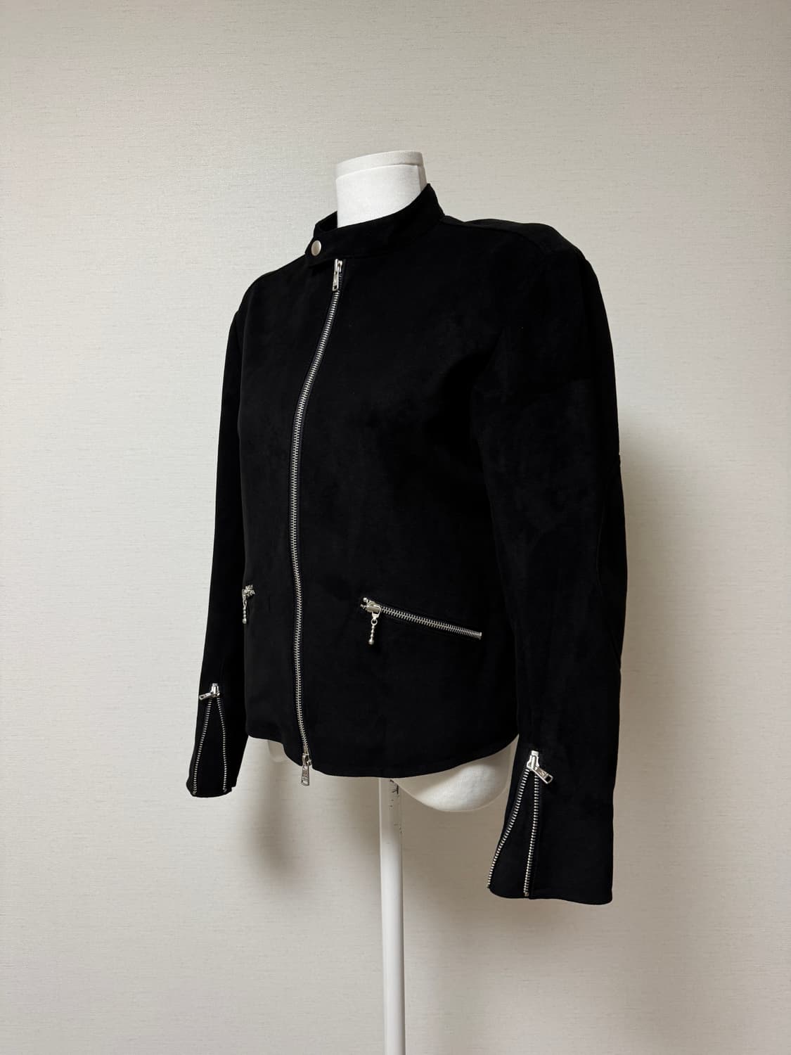 마뗑킴) 스웨이드 봄버 자켓 상품이미지3