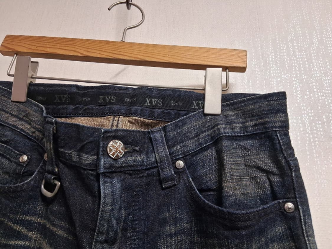 EDWIN XVS 일본 빈티지 워싱 데님 팬츠 
30인치  상품이미지3
