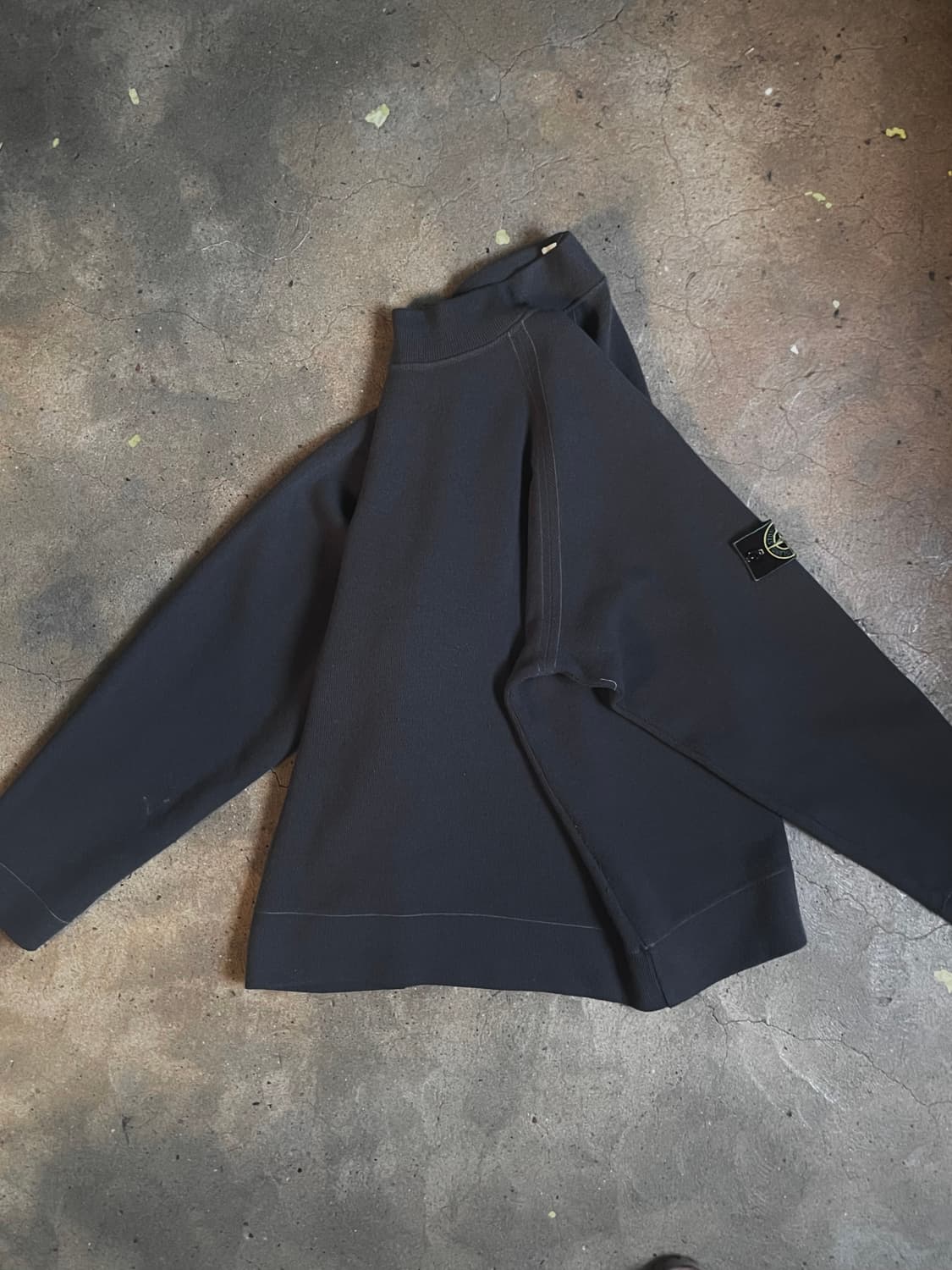 [L] 98ss stone island 스톤아일랜드 니트 그레이 상품이미지3