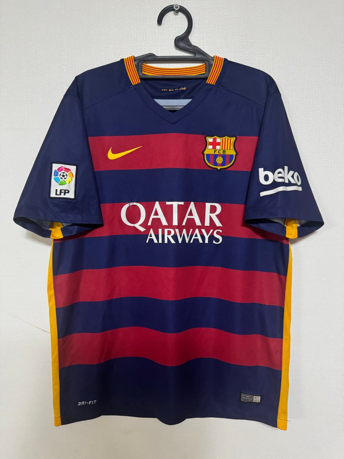 105 나이키 바르셀로나 15-16 네이마르 홈 유니폼 반팔 상품이미지1
