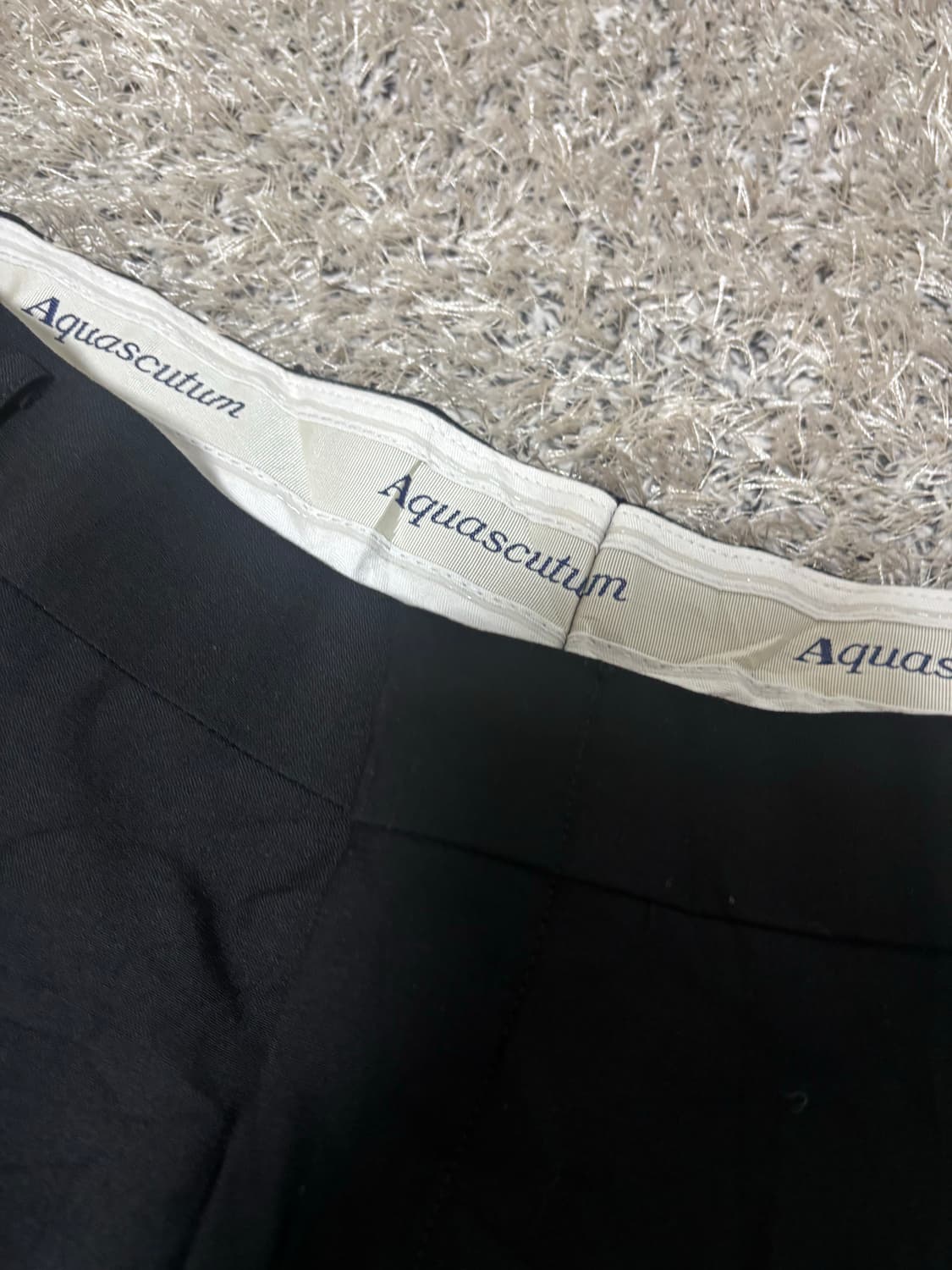 일제 캐시미어혼방 아쿠아스큐텀 슬랙스 36 사이즈 상품이미지2