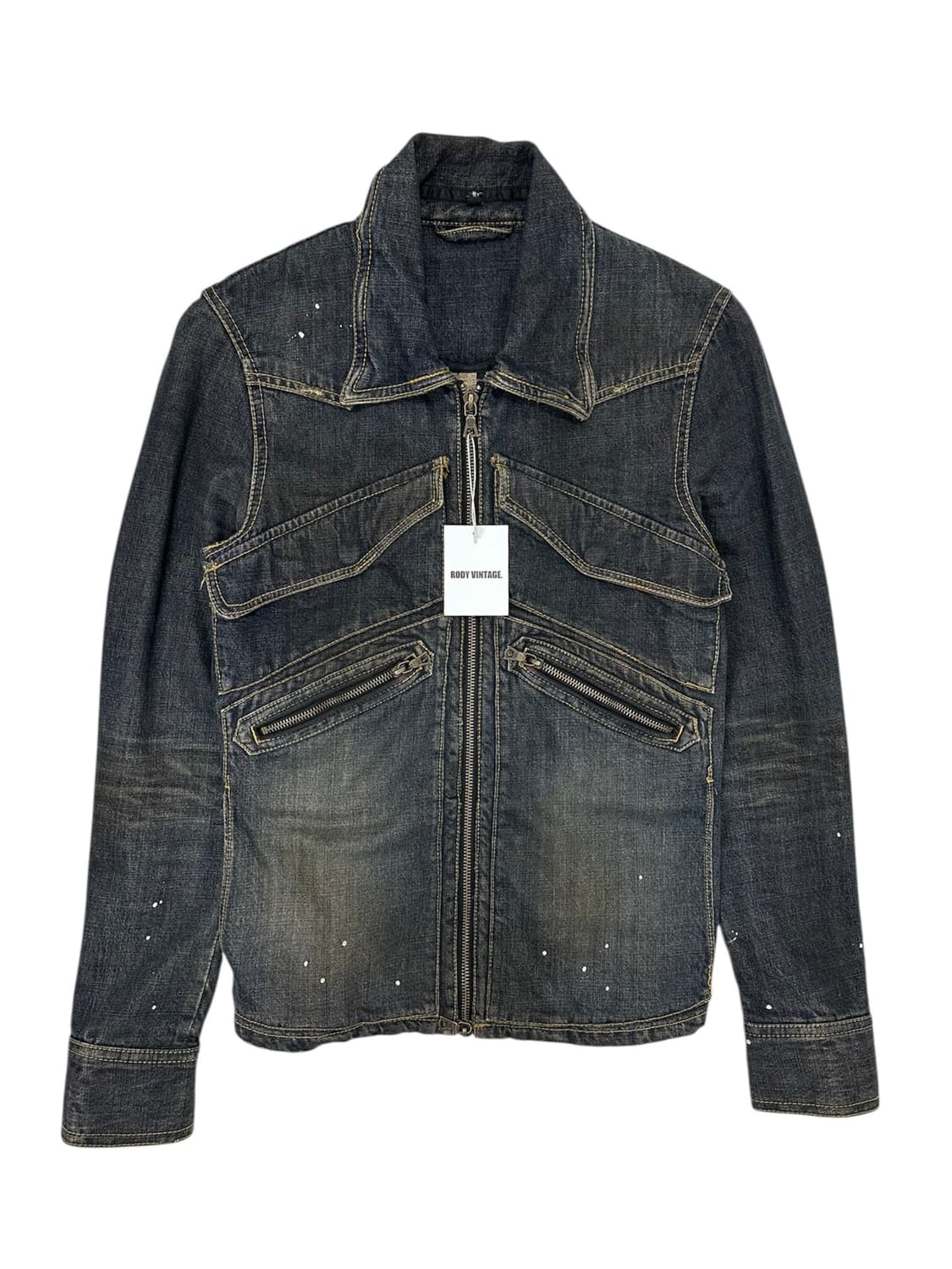 Denim Zip-Up Jacket 상품이미지1