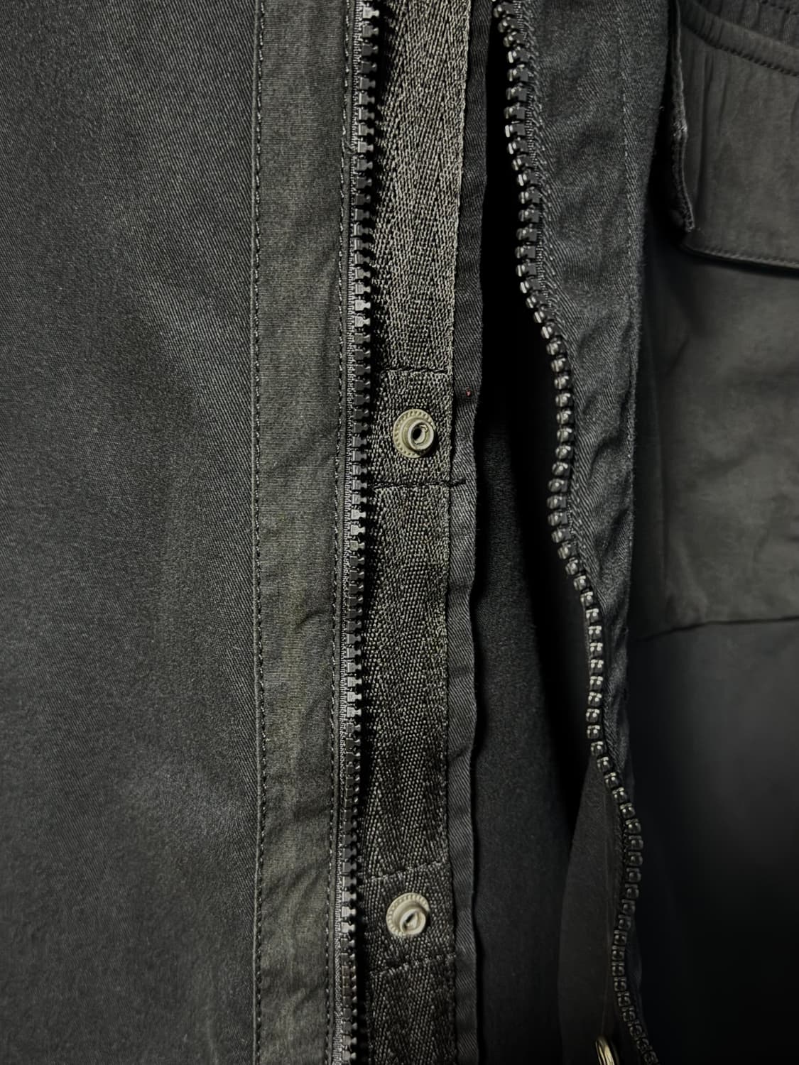 Ma.Strum 집 프런트 오버셔츠 제트 블랙 상품이미지4