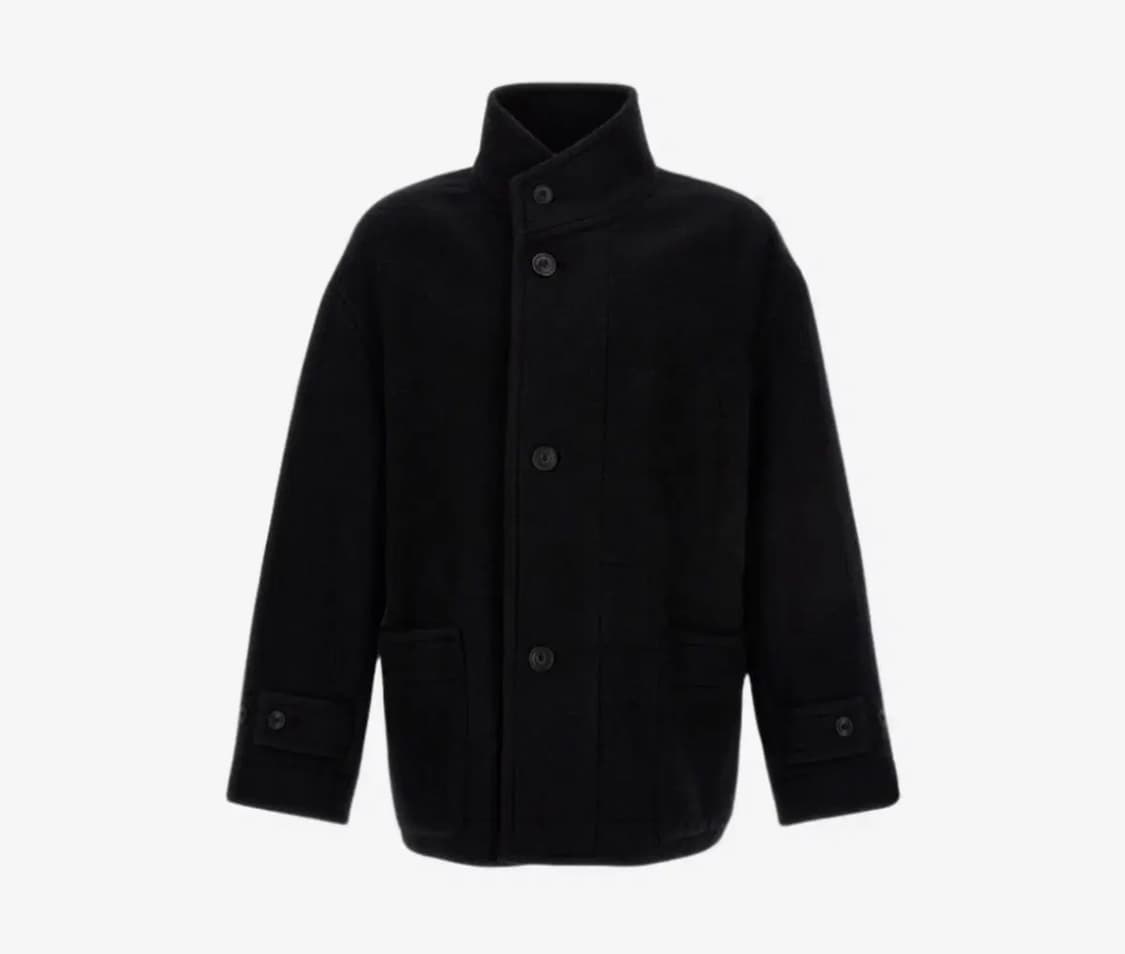 르메르 울 박시 더플 코트 블랙 / 48 상품이미지4