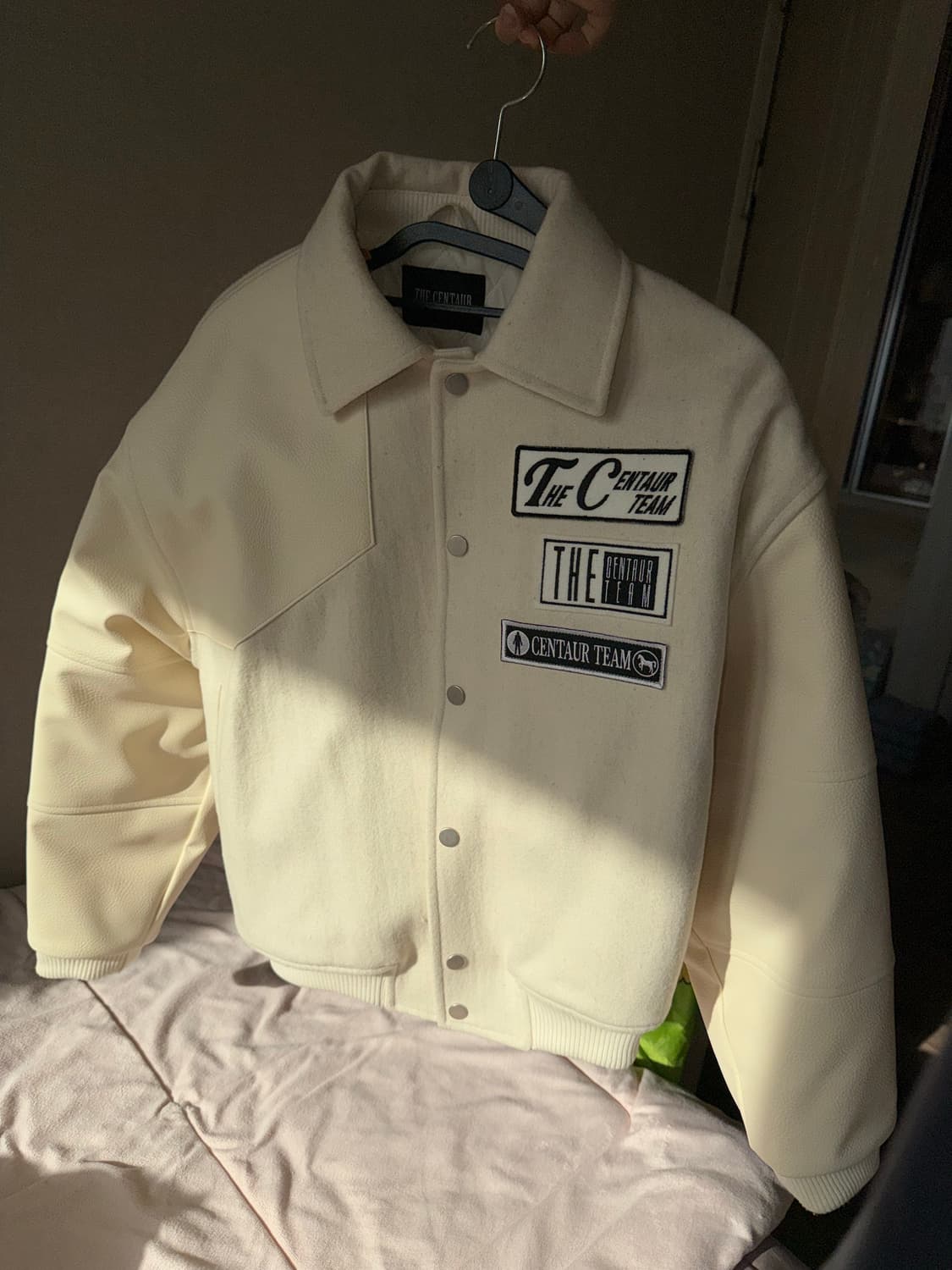 더센토르 바시티 자켓 일브일본빈티지 야구 아이보리 더뮤지엄비지터파르티멘토 상품이미지3