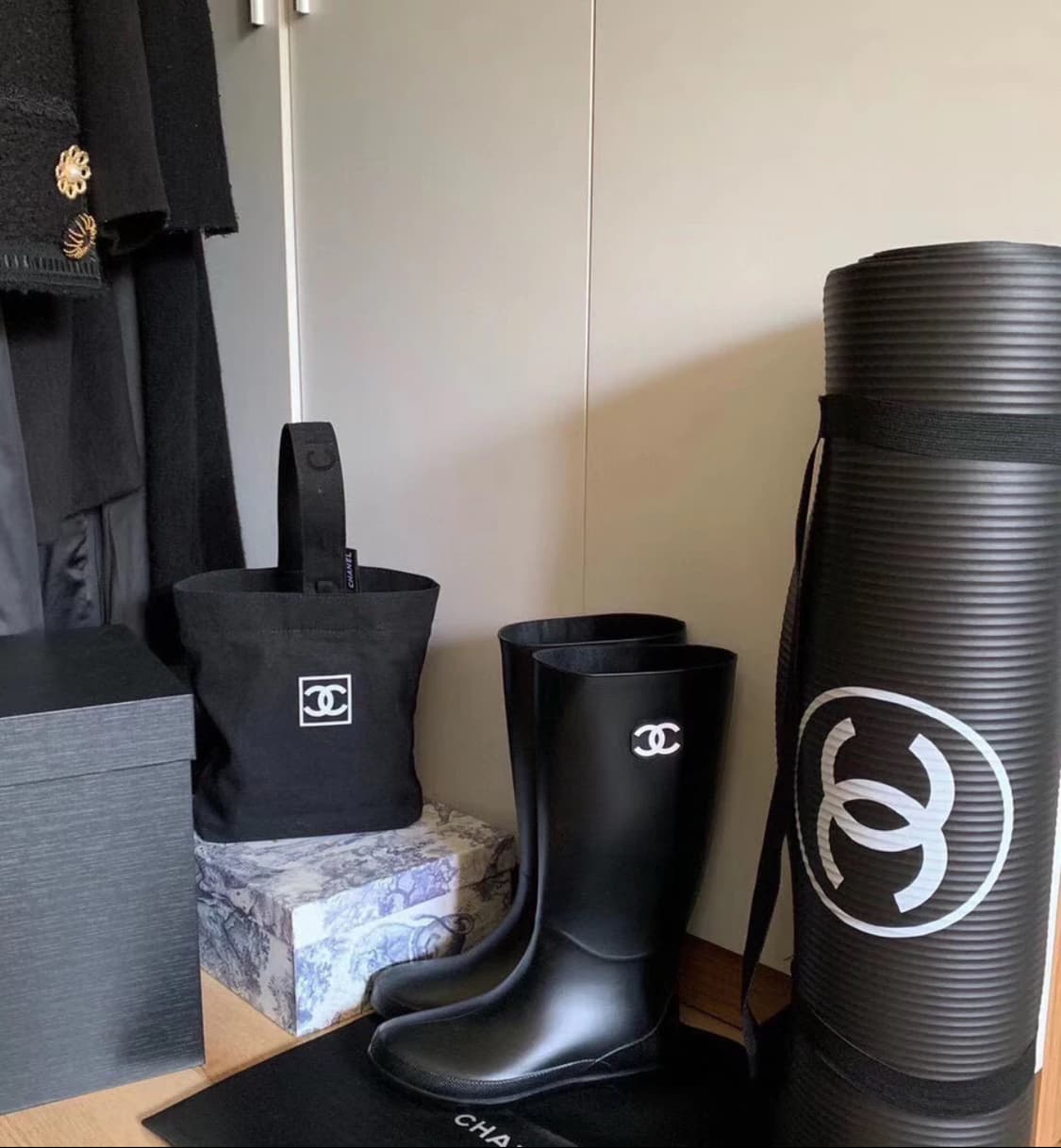 샤넬 블랙 에코백/ 미니 토트백 상품이미지3