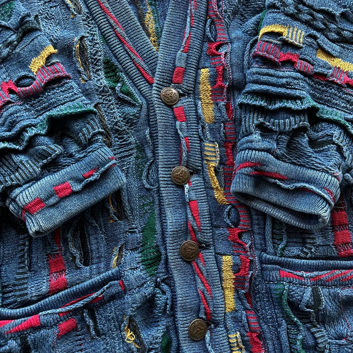 [M]쿠지 COOGI 케이블 니트 가디건 상품이미지6