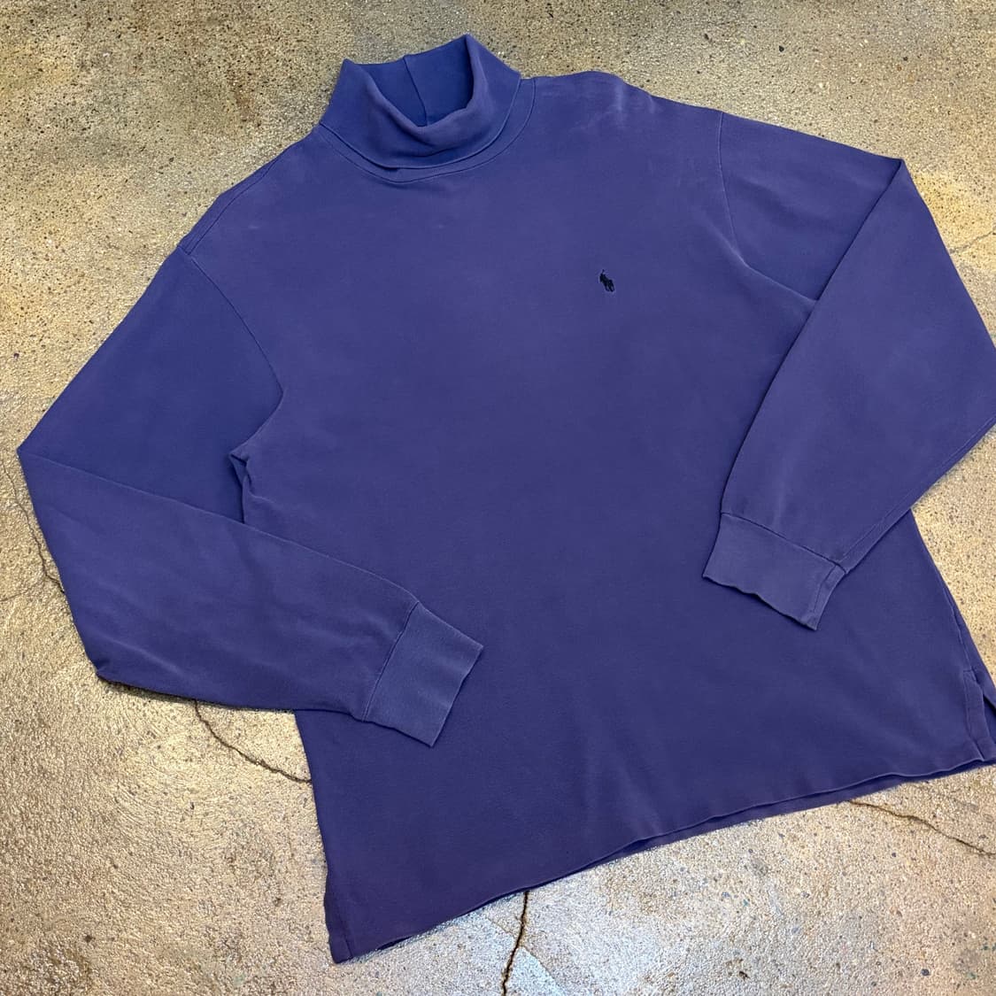 90s Made in USA 미국 빈티지 폴로랄프로렌 터틀넥 폴라티 상품이미지2