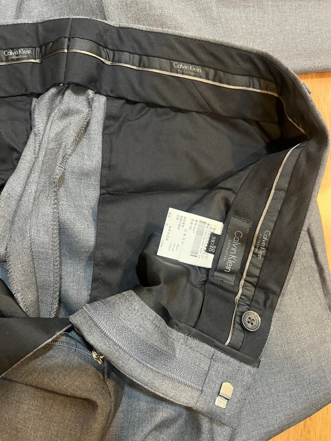 캘빈클라인  남성 그레이 울정장셋업 
 상품이미지9