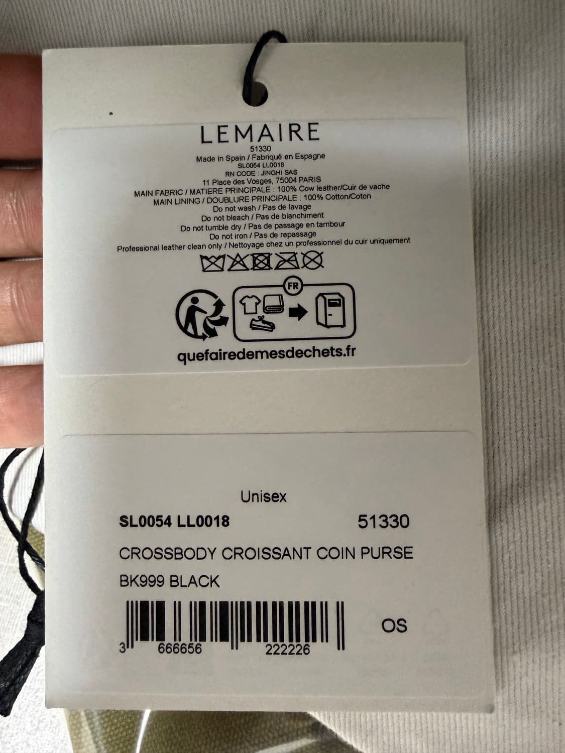 르메르 코인펄스 크로스바디 블랙 상품이미지5