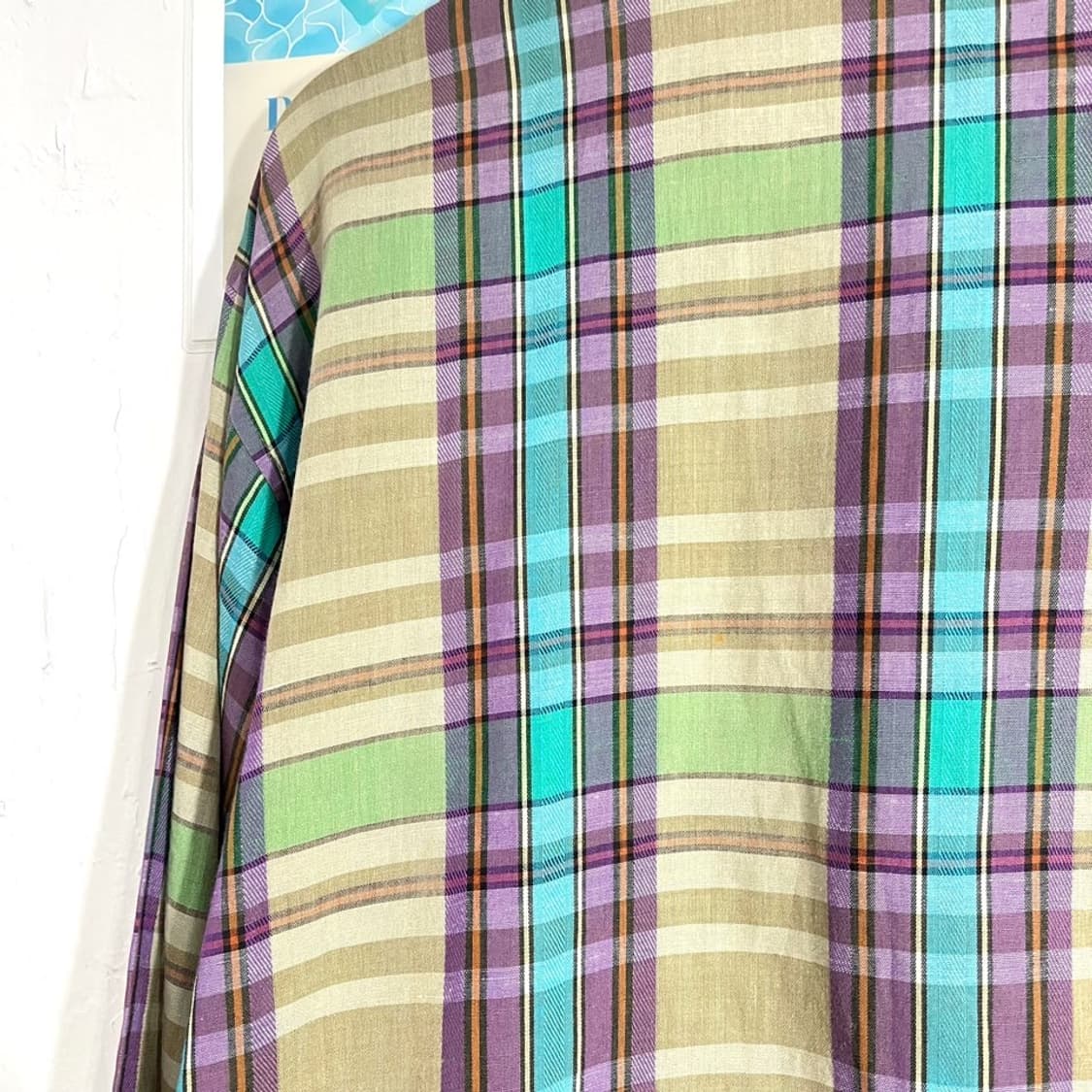 라코스테 체크 스윙자켓  상품이미지6