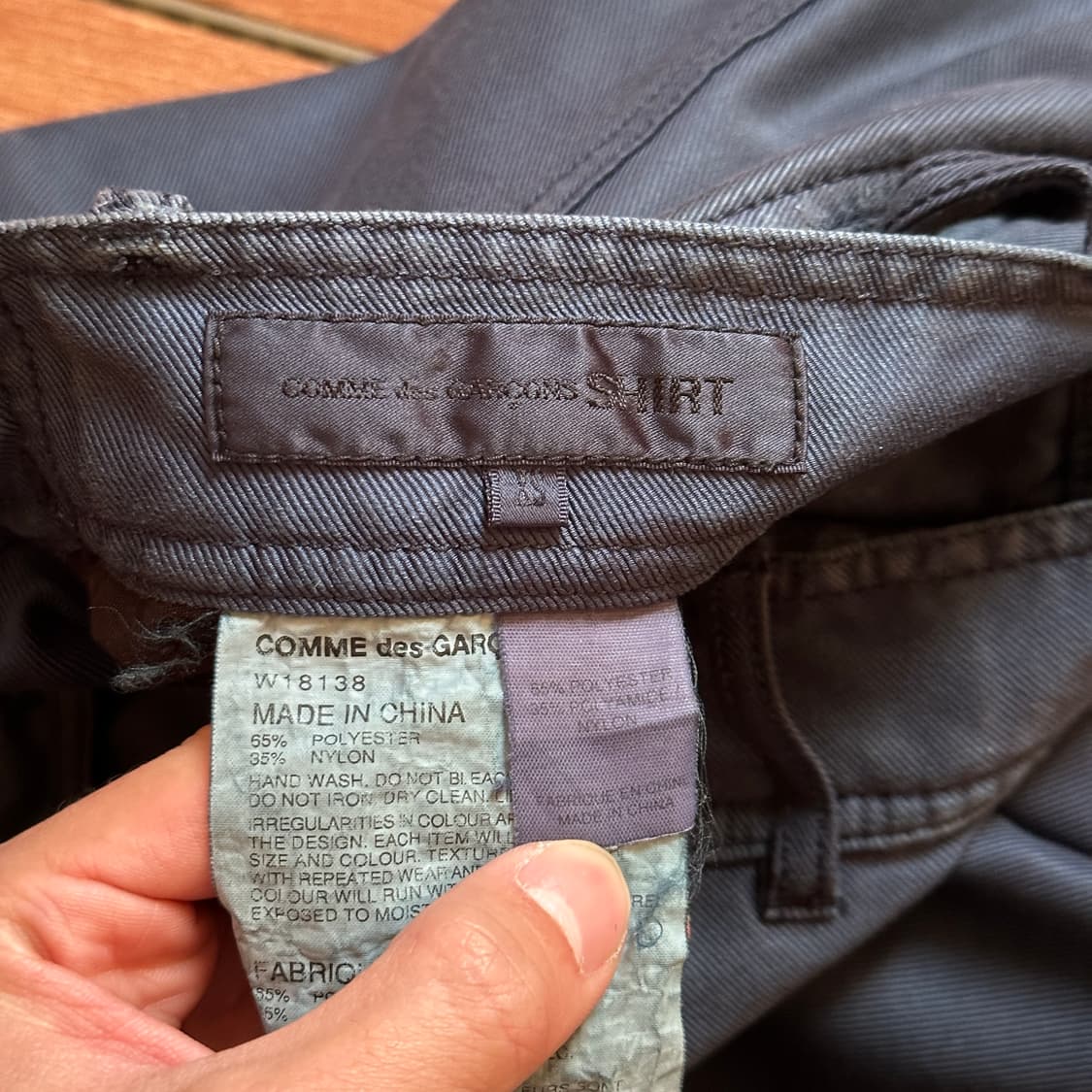 Comme des garcons shirt work trouser 상품이미지8