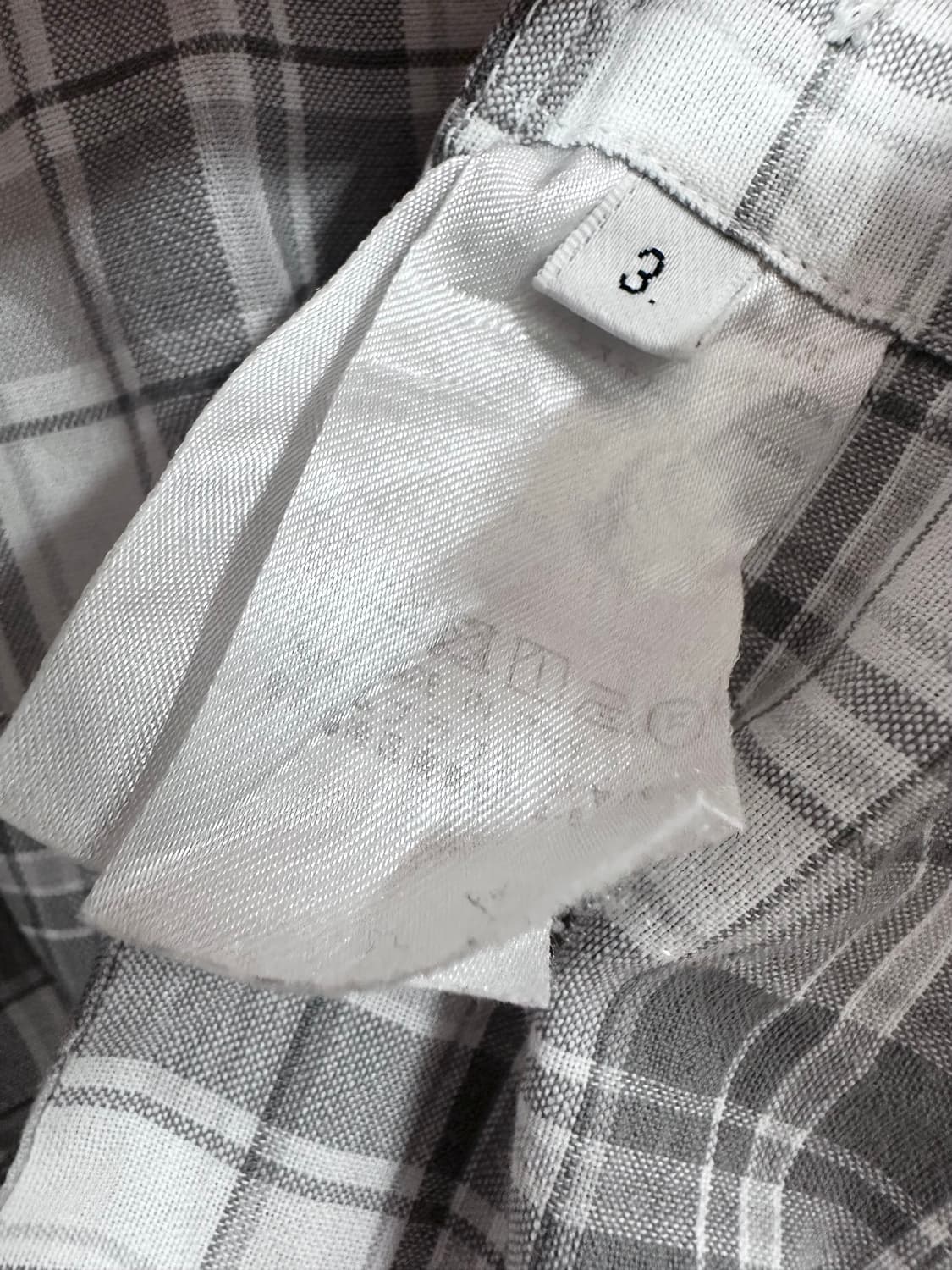 톰브라운 암밴드 체크 셔츠 상품이미지8