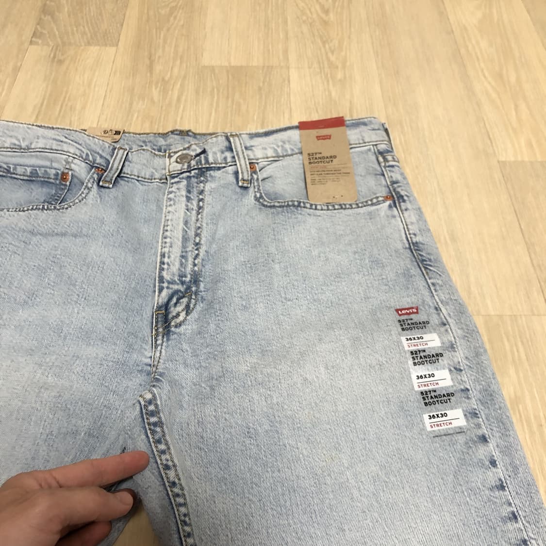 (36) 새상품 리바이스 Levi's 527 스탠다드 부츠컷 라이트 워시 상품이미지4