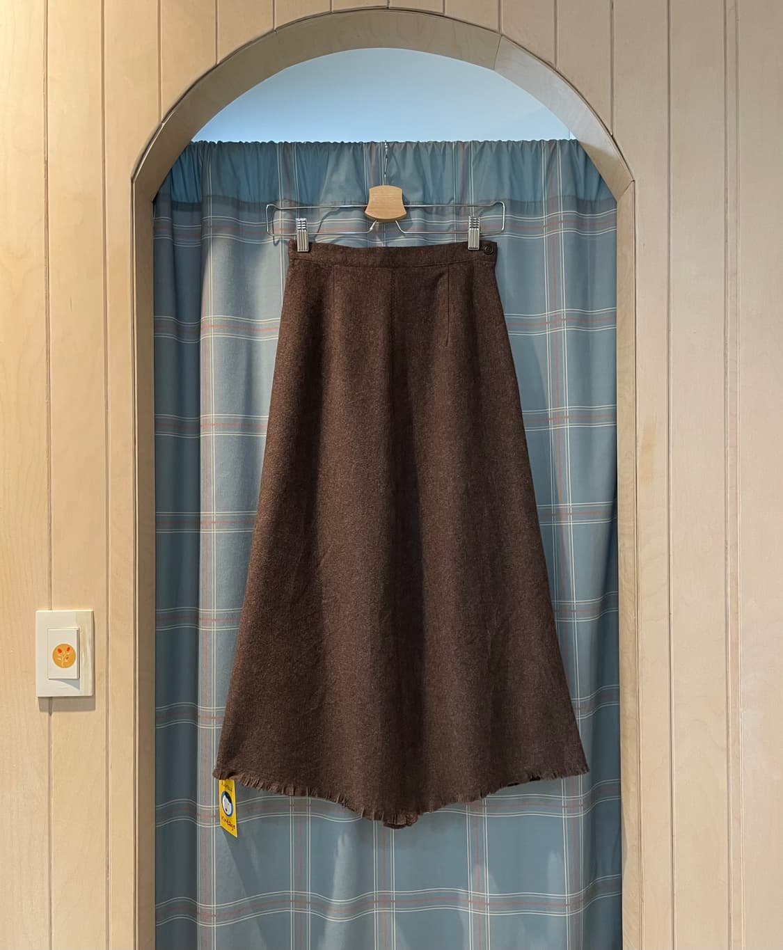 일본빈티지 언발디테일 롱스커트 상품이미지1